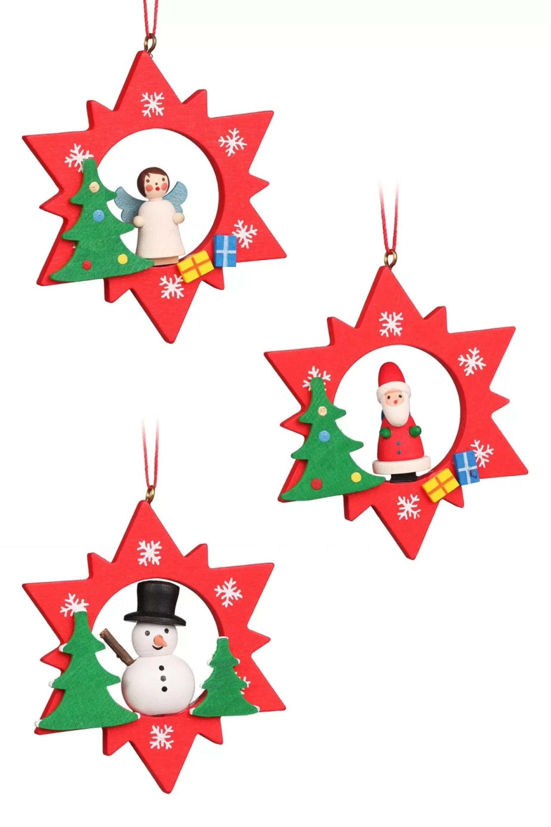 Christian Ulbricht Christmas Stars - Set Of 3 Christmas Tree Decorations | All Tree Decorations