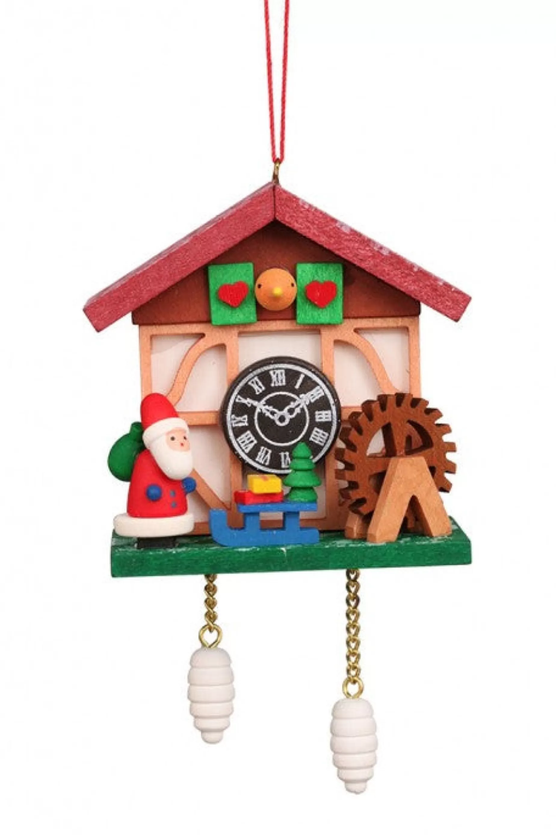 Christian Ulbricht Cuckoo Clock - Santa'S Workshop - Christmas Tree Decoration | All Tree Decorations