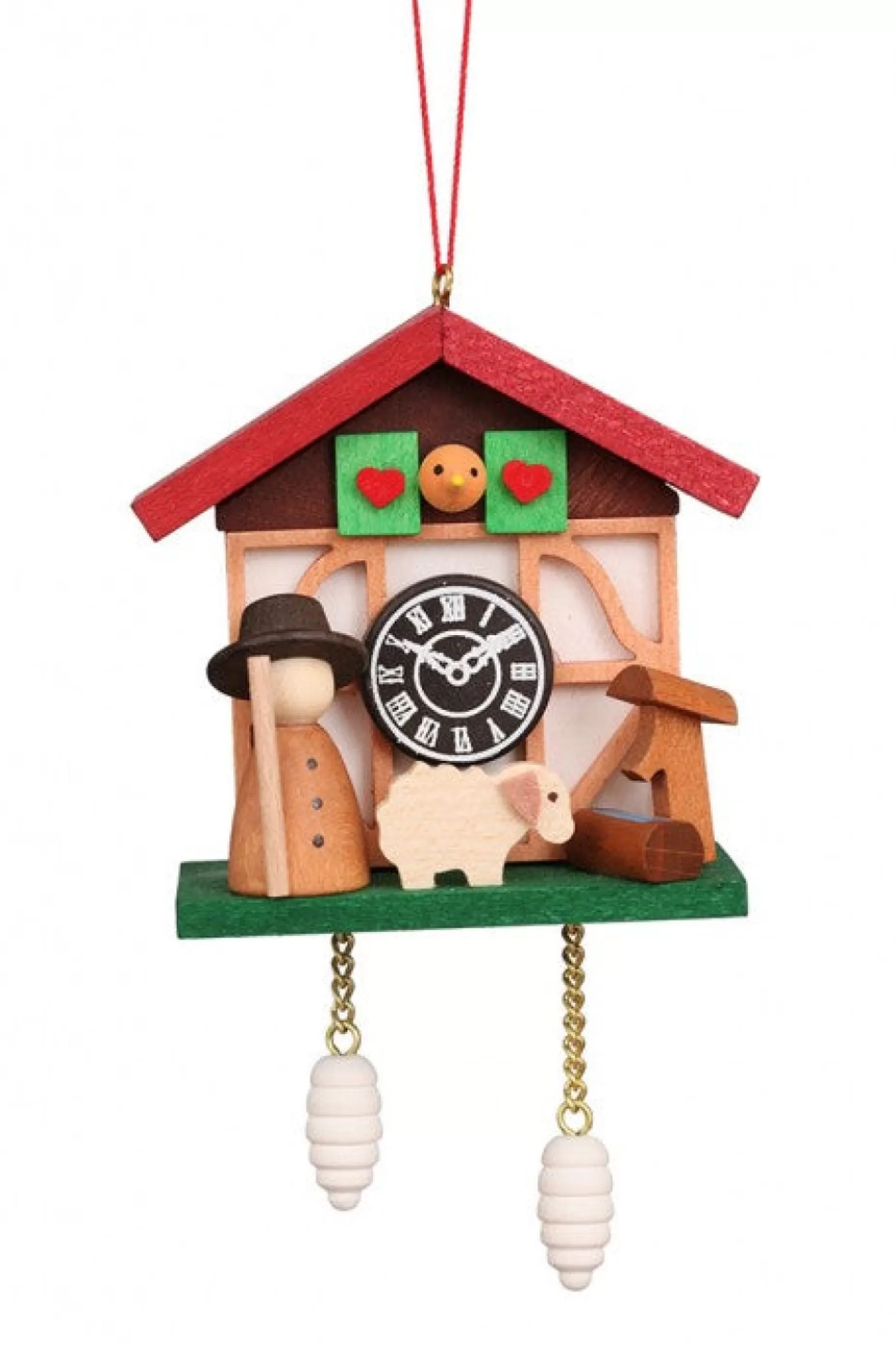 Christian Ulbricht Cuckoo Clock - Shepherd'S Workshop - Christmas Tree Decoration | All Tree Decorations