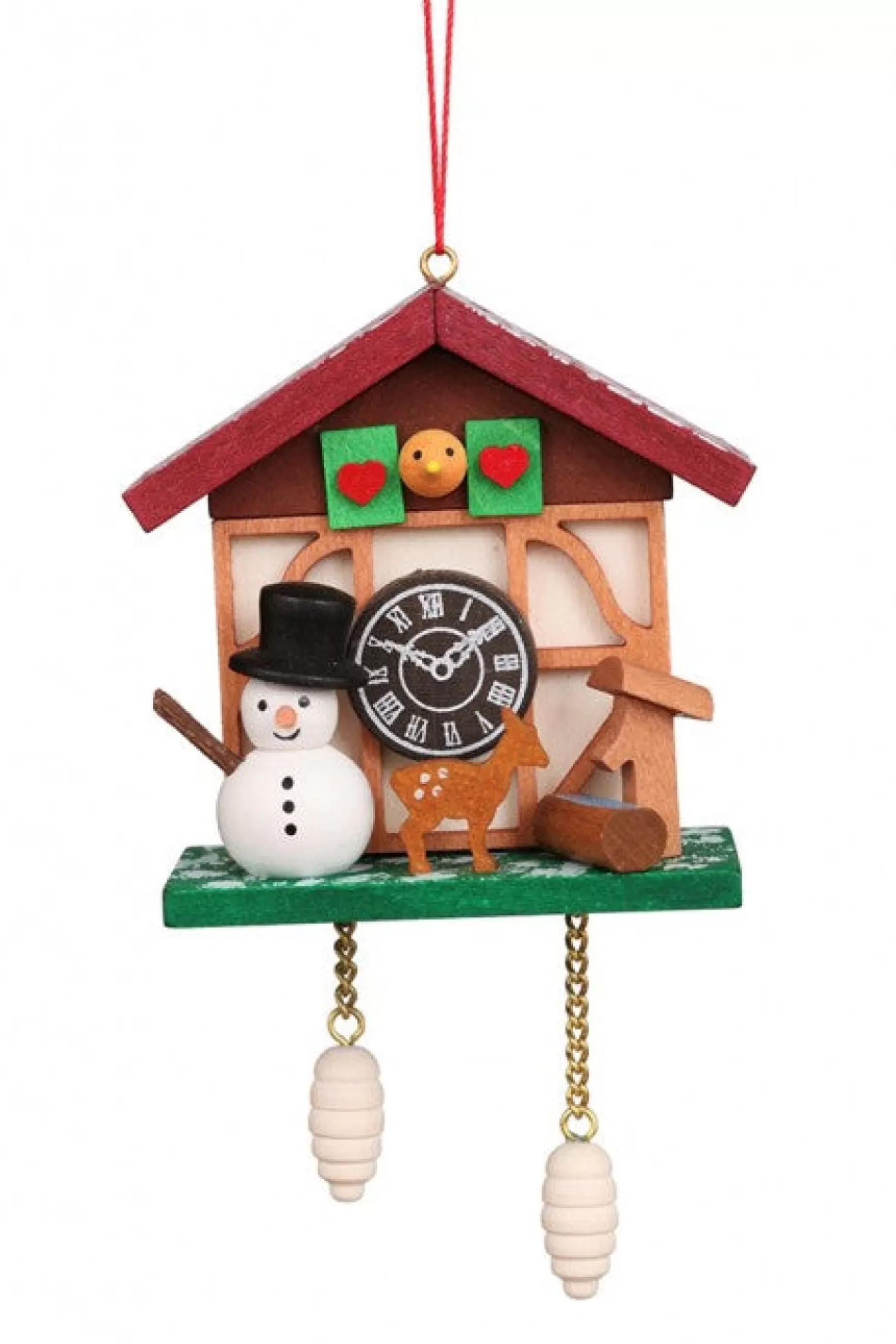 Christian Ulbricht Cuckoo Clock - Snowman'S Workshop - Christmas Tree Decoration | All Tree Decorations