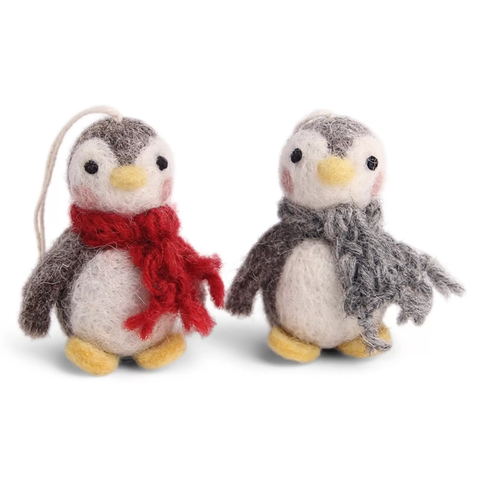 En Gry & Sif Felt Christmas Tree Decoration - Baby Penguin (Set Of 3) | All Tree Decorations