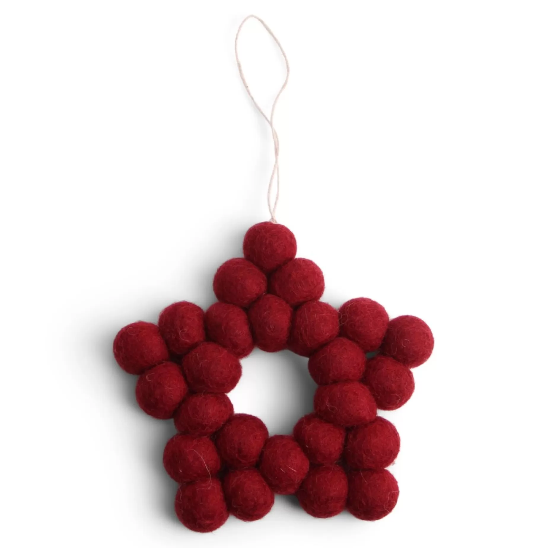 En Gry & Sif Felt Christmas Tree Decoration - Bauble Star | All Tree Decorations