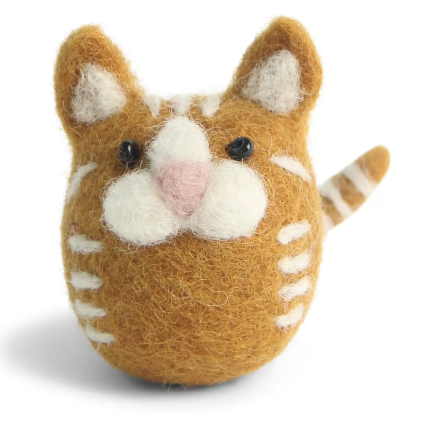 En Gry & Sif Felt Christmas Tree Decoration - Christmas Kitten | Felt Christmas Tree Decorations