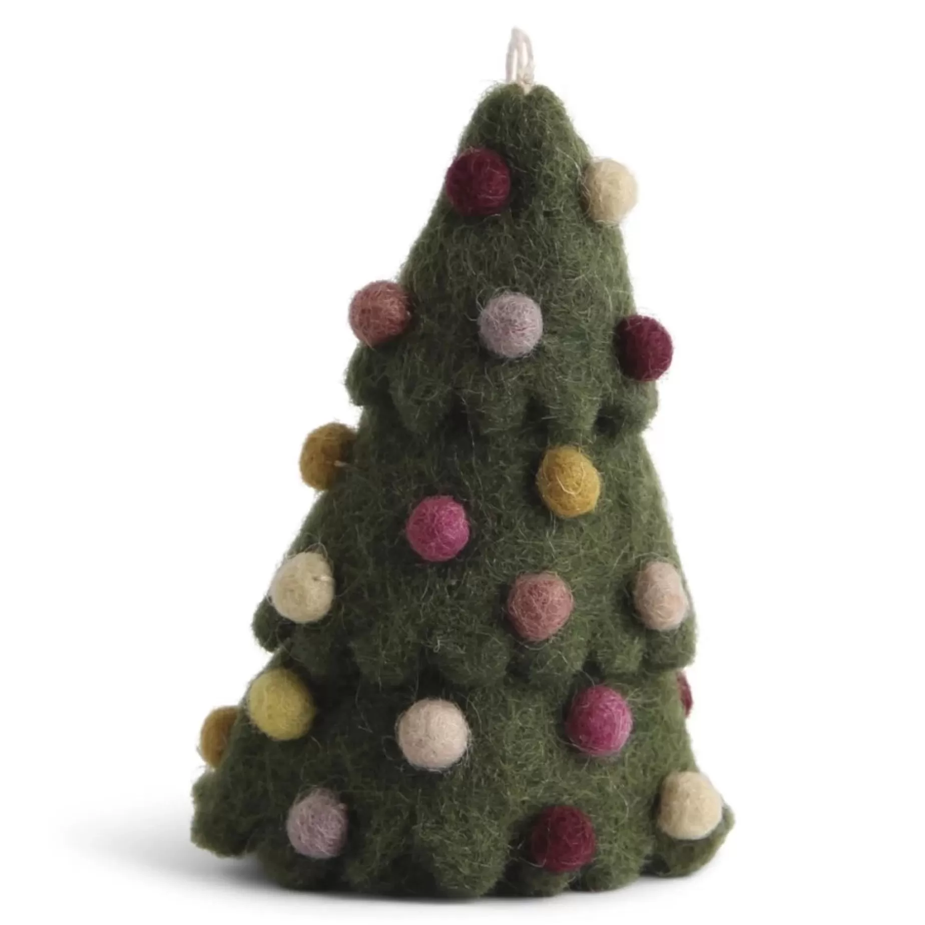 En Gry & Sif Felt Christmas Tree Decoration - Christmas Tree With Baubles | All Tree Decorations