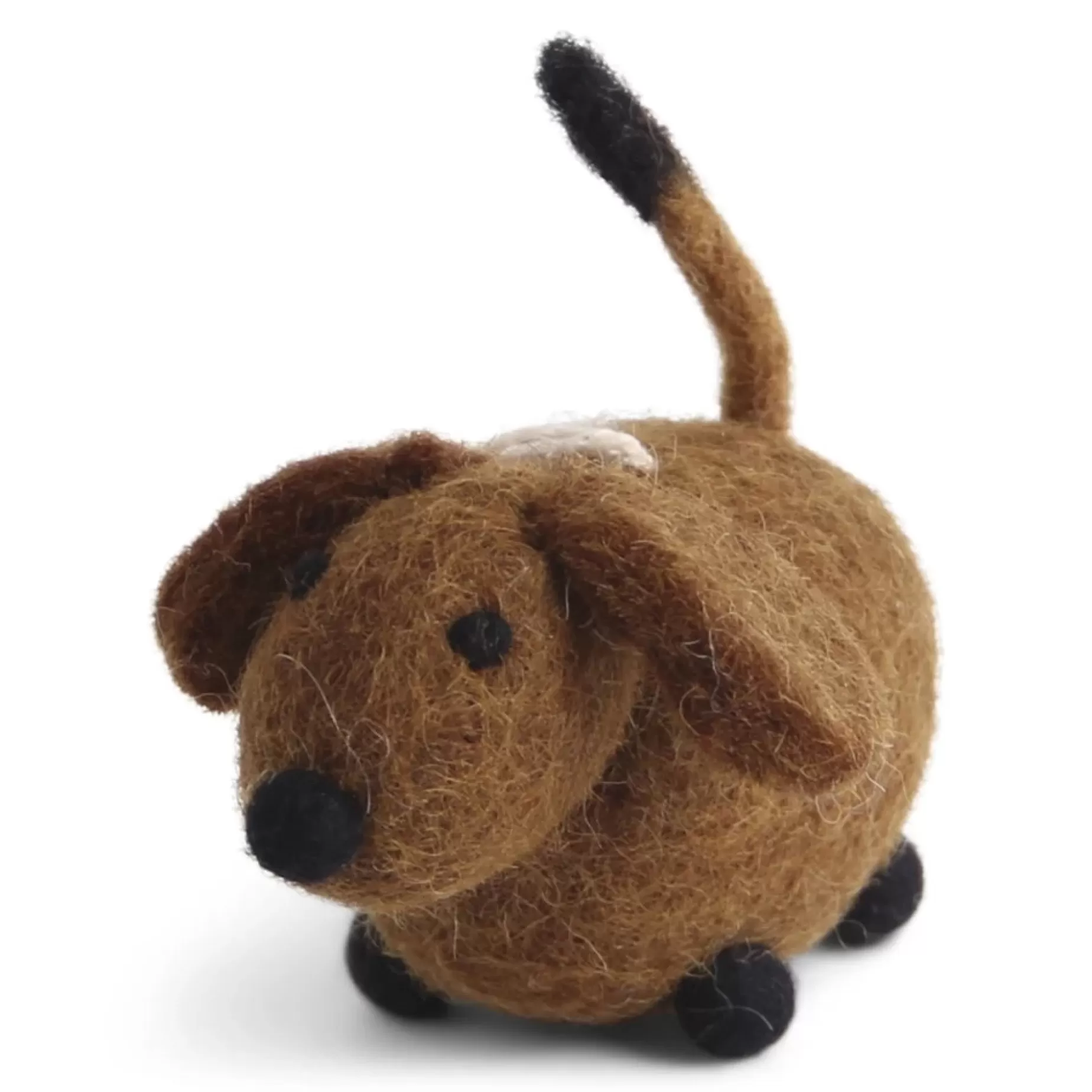 En Gry & Sif Felt Christmas Tree Decoration - Dog (Dachshund) | All Tree Decorations