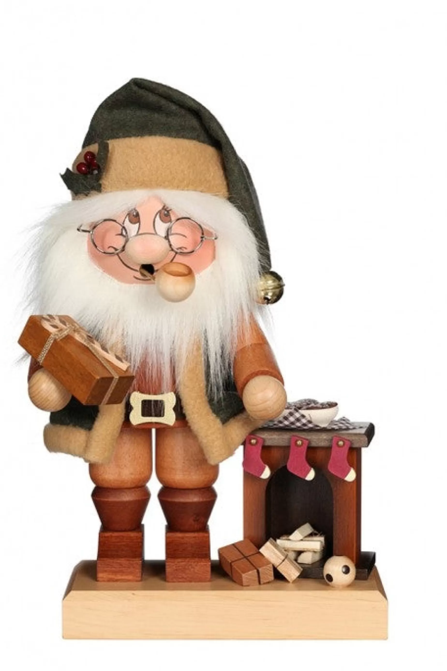 Christian Ulbricht Incense Burner - Collector'S Edition - Dwarf Santa By The Chimney | Premium Dwarf Incense Burners