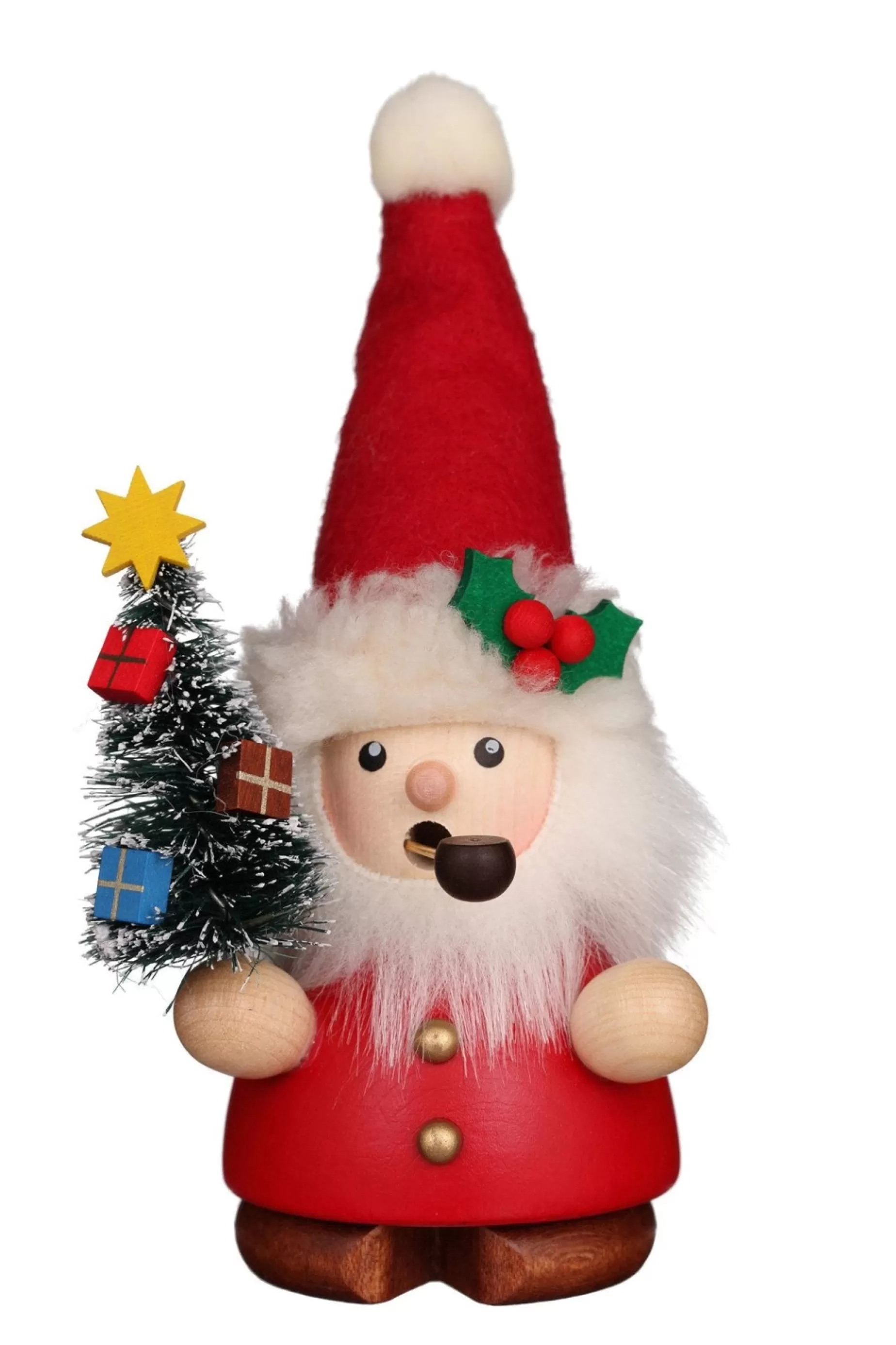 Christian Ulbricht Incense Burner - Mini - Santa With Pointy Hat (Red) | All Incense Burners