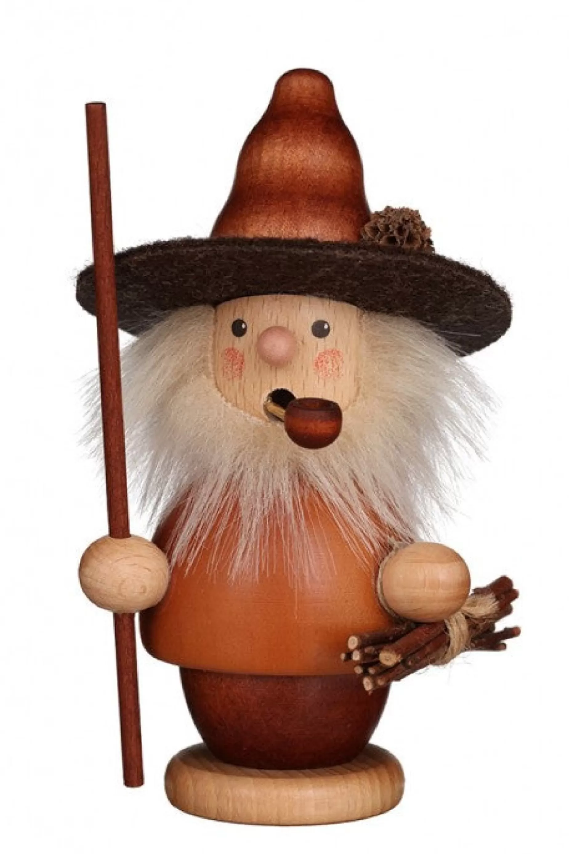 Christian Ulbricht Incense Burner - Mini - Woodsman (Natural) | Small Incense Burners