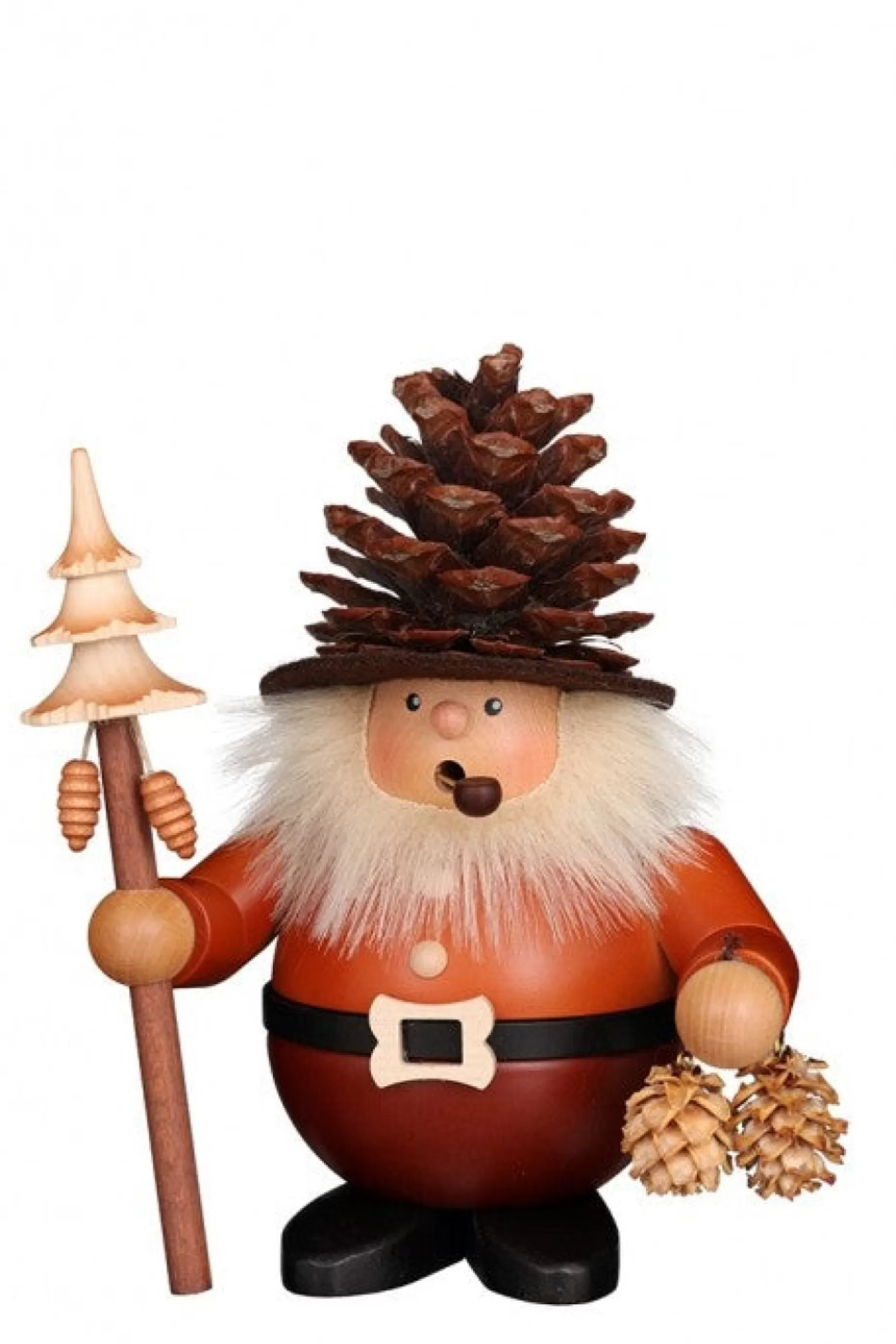 Christian Ulbricht Incense Burner - Premium - Fir Cone Santa'S Helper | Traditional Incense Burners