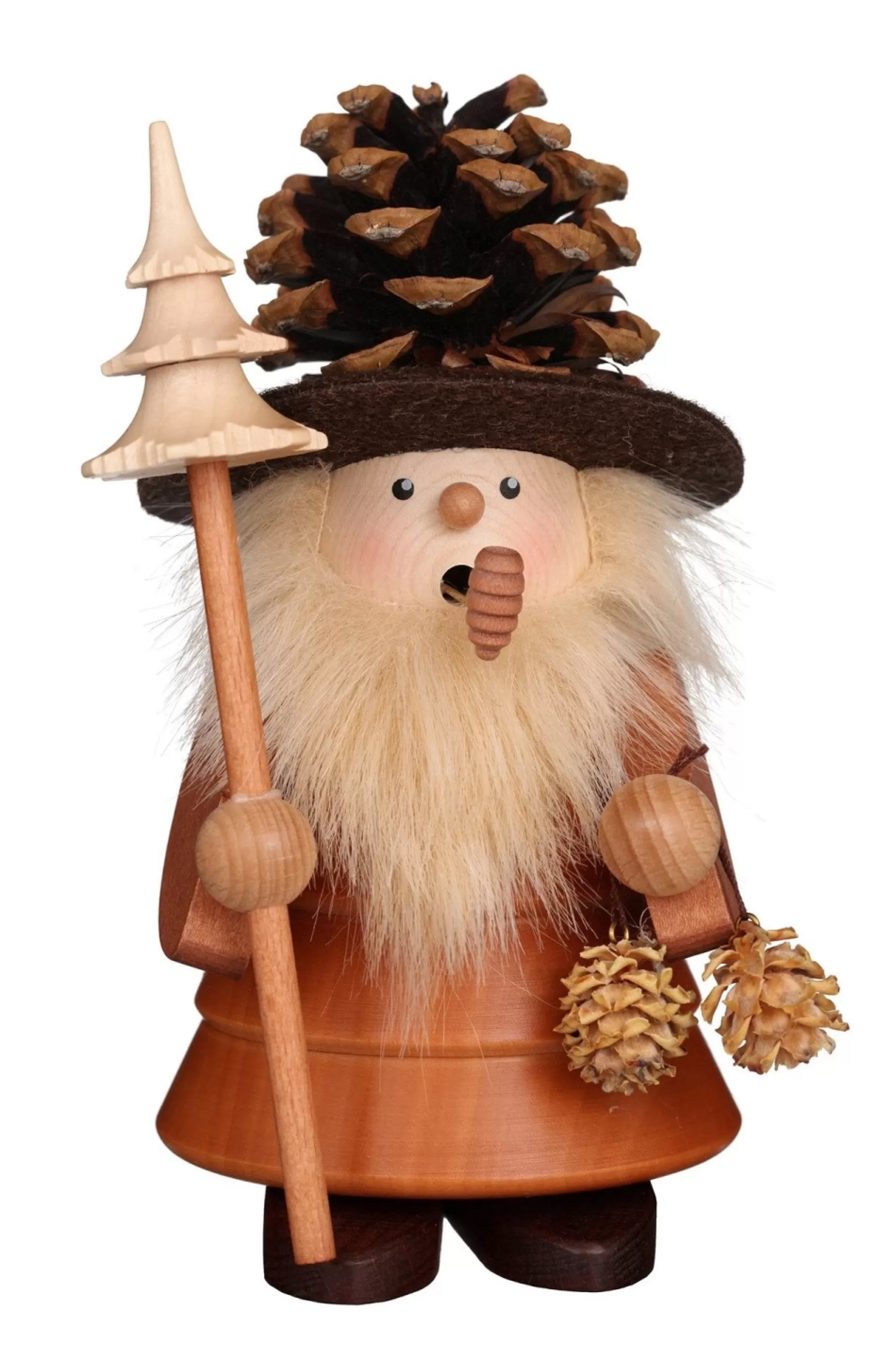 Christian Ulbricht Incense Burner - Premium - Forest Fir-Cone Man | Traditional Incense Burners