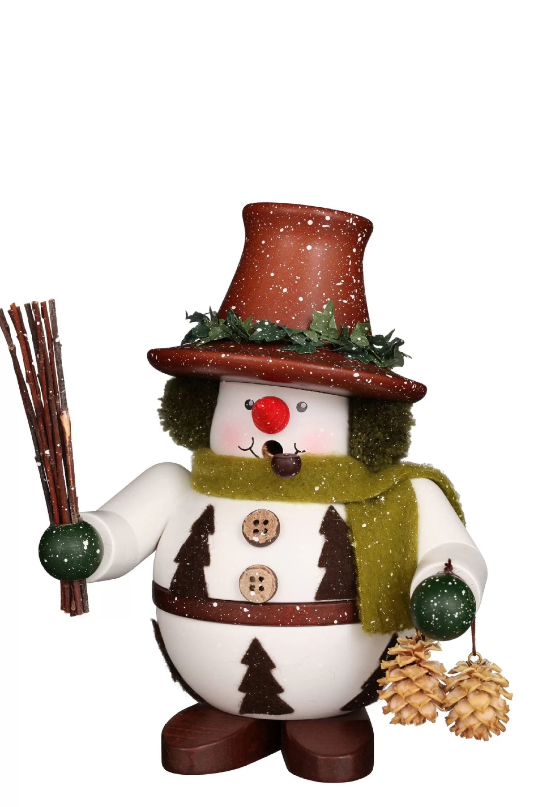 Christian Ulbricht Incense Burner - Premium - Forest Snowman | Traditional Incense Burners