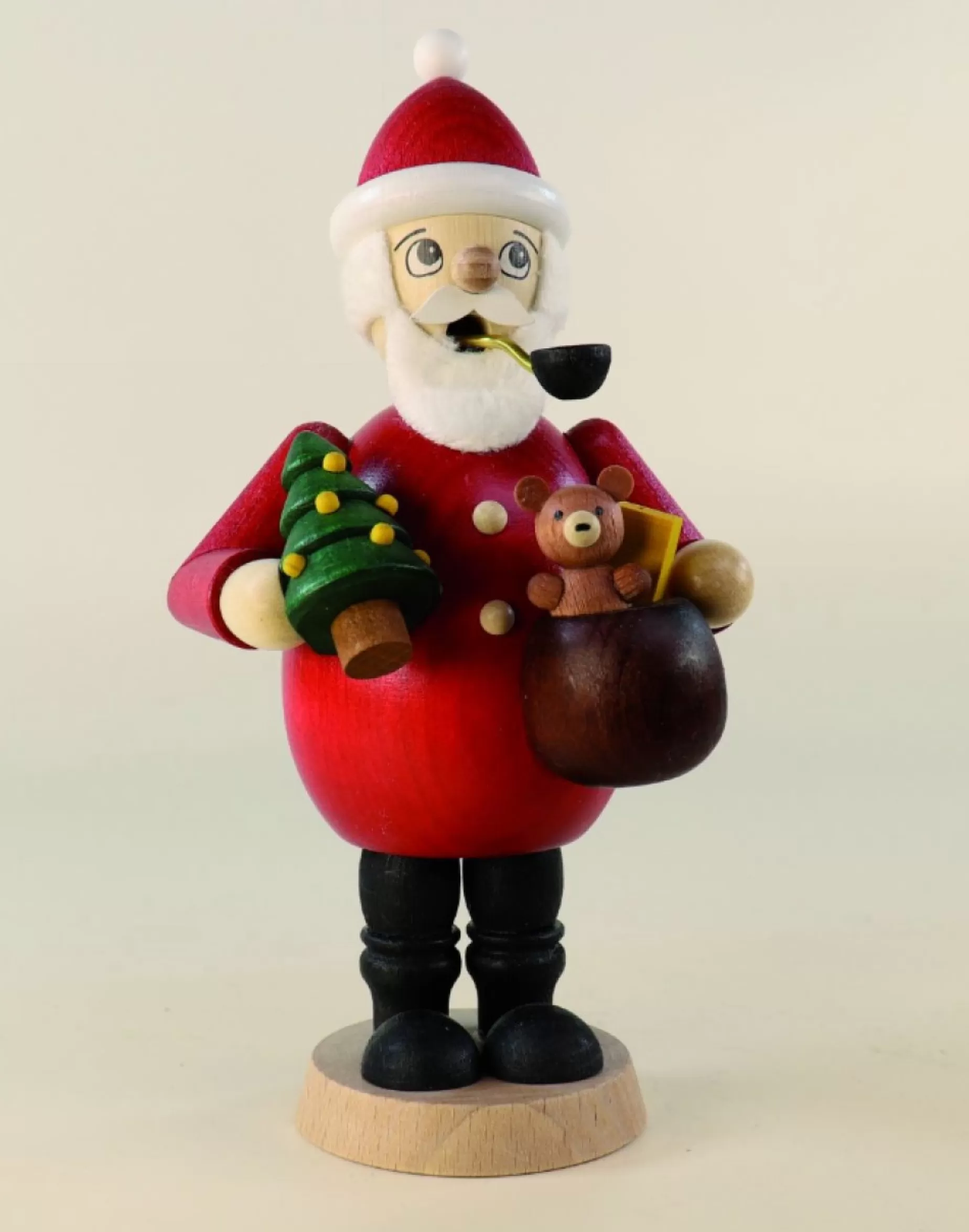 Paul Ullrich Incense Burner - Santa With Teddy And Tree | Traditional Incense Burners