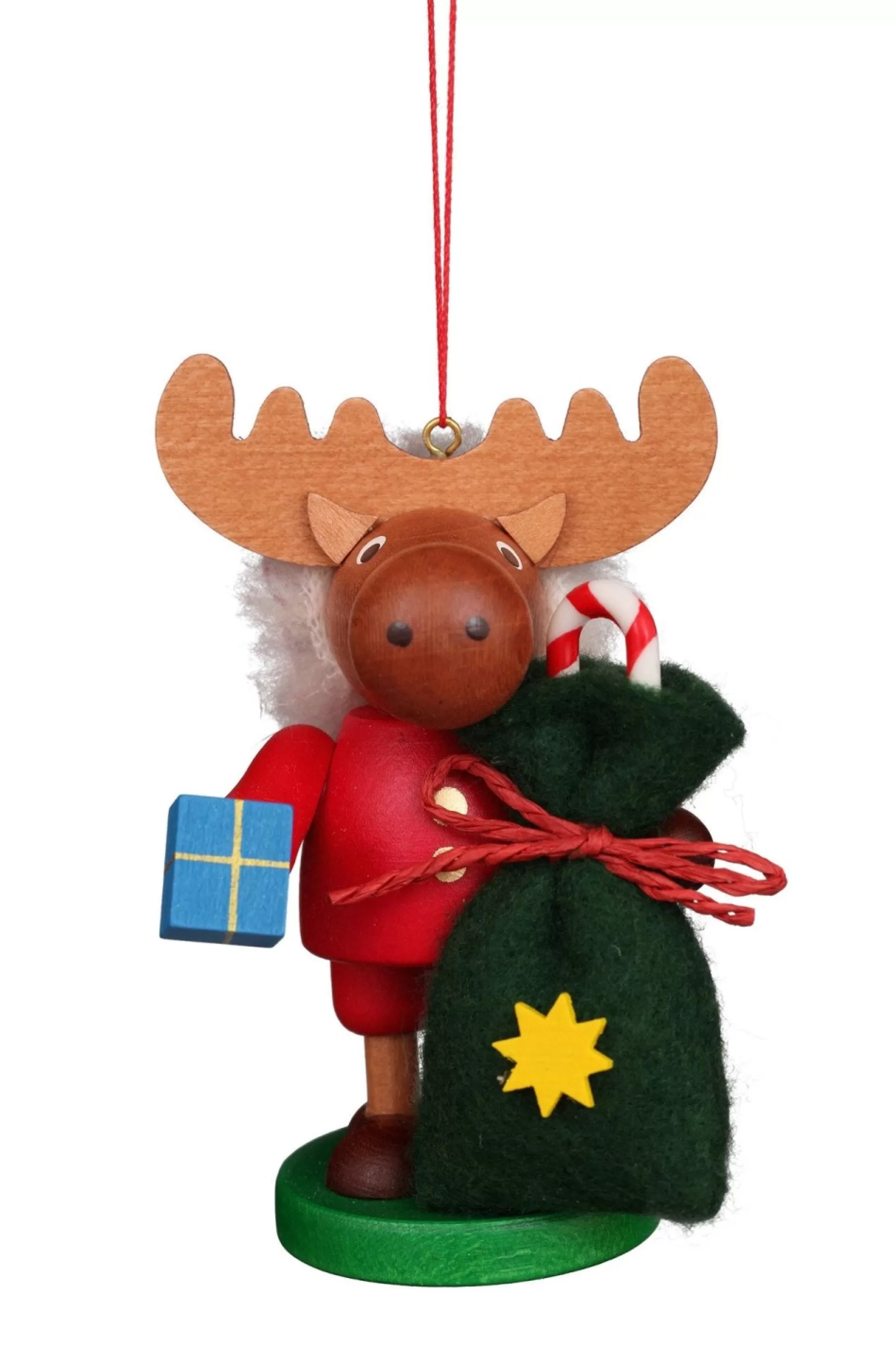 Christian Ulbricht Large Gnome Christmas Tree Decoration - Christmas Moose (Colourful) | All Tree Decorations
