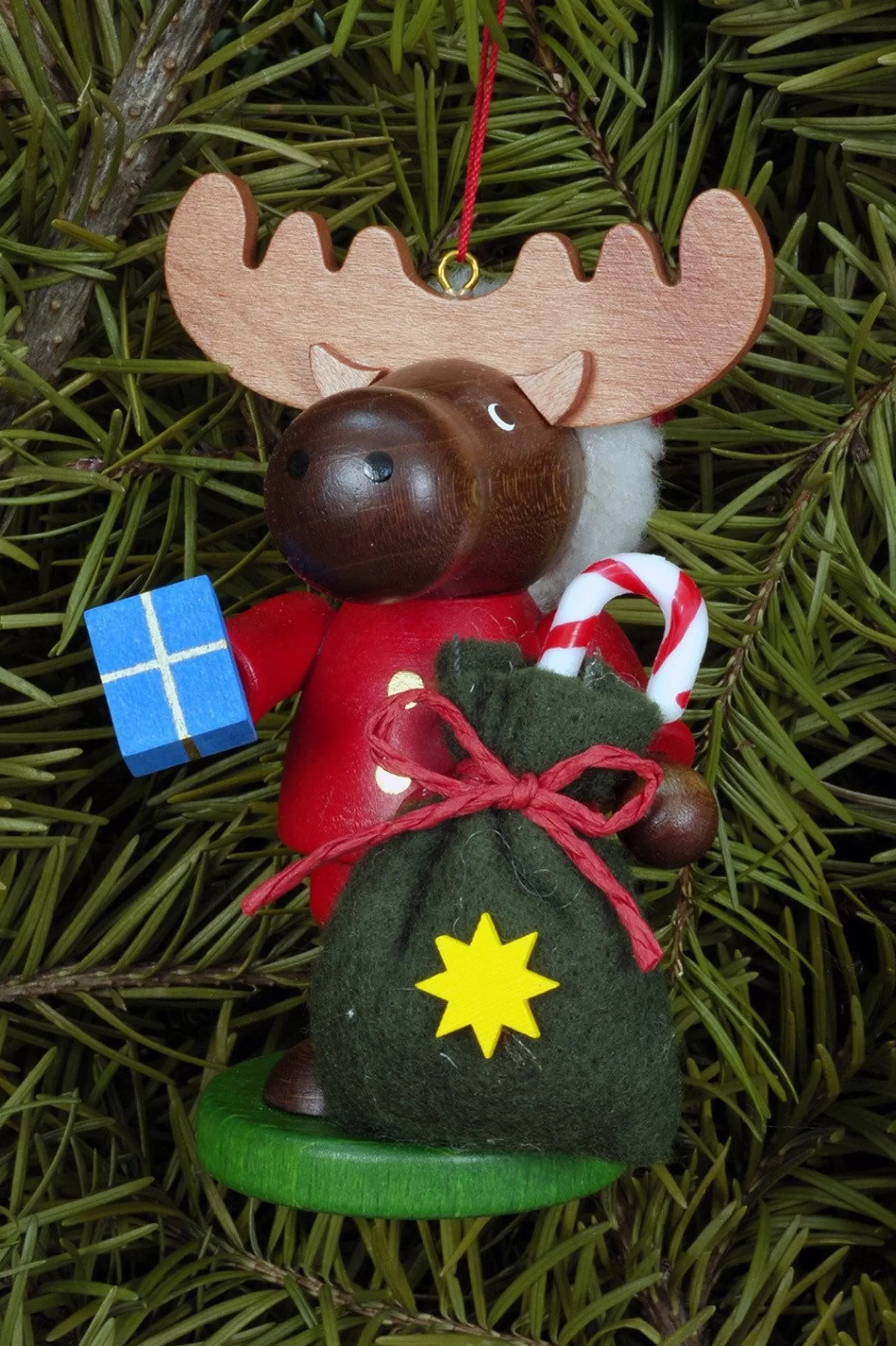 Christian Ulbricht Large Gnome Christmas Tree Decoration - Christmas Moose (Colourful) | All Tree Decorations
