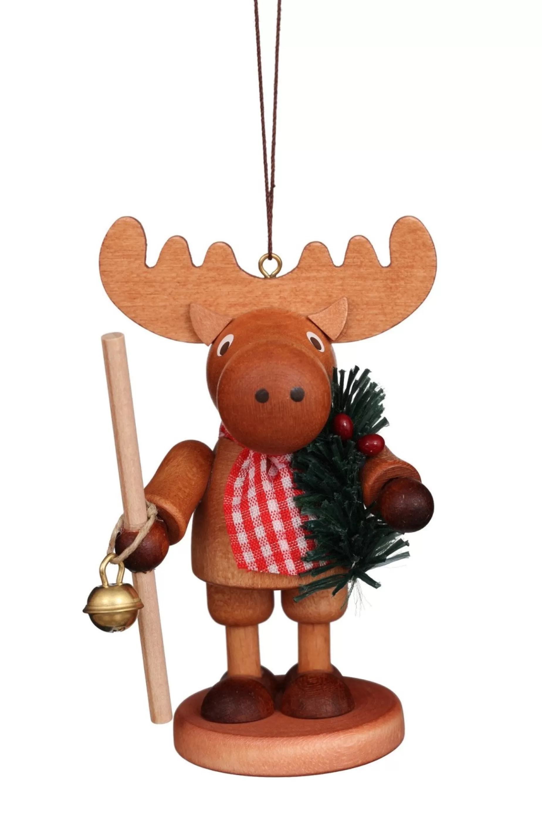Christian Ulbricht Large Gnome Christmas Tree Decoration - Christmas Moose (Natural) | All Tree Decorations