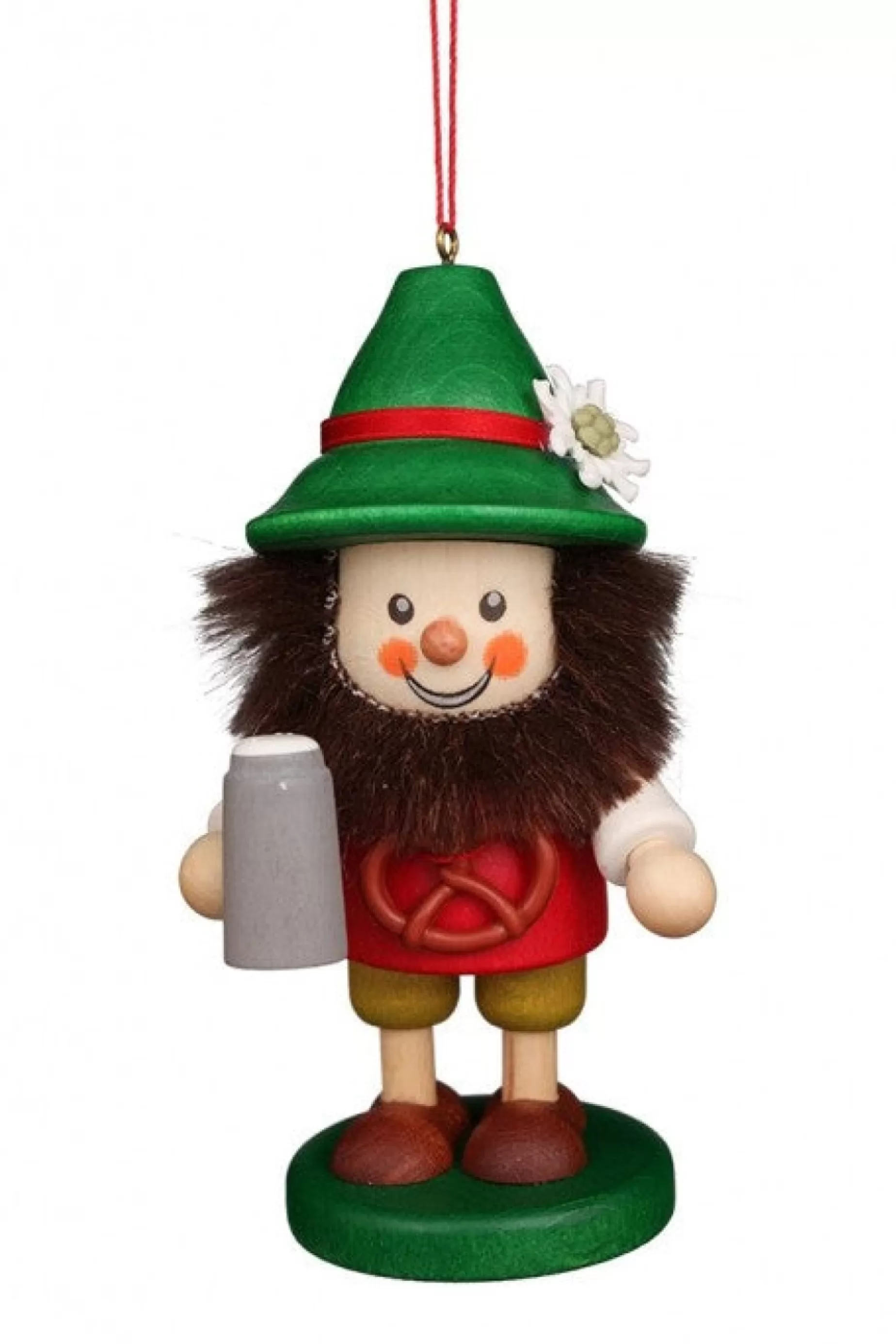 Christian Ulbricht Large Gnome Christmas Tree Decoration - Colourful Bavarian | All Tree Decorations