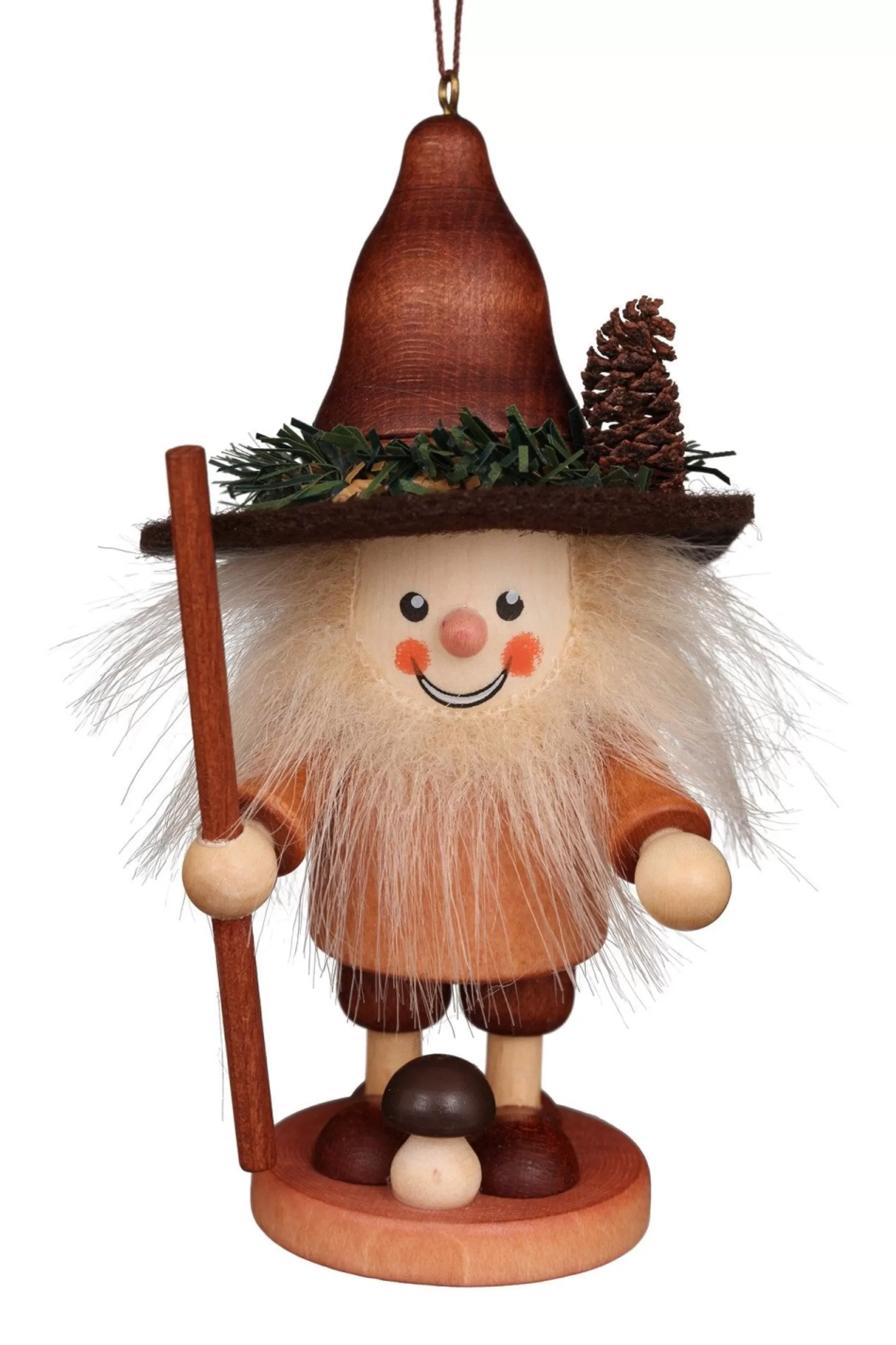 Christian Ulbricht Large Gnome Christmas Tree Decoration - Forest Wanderer | All Tree Decorations