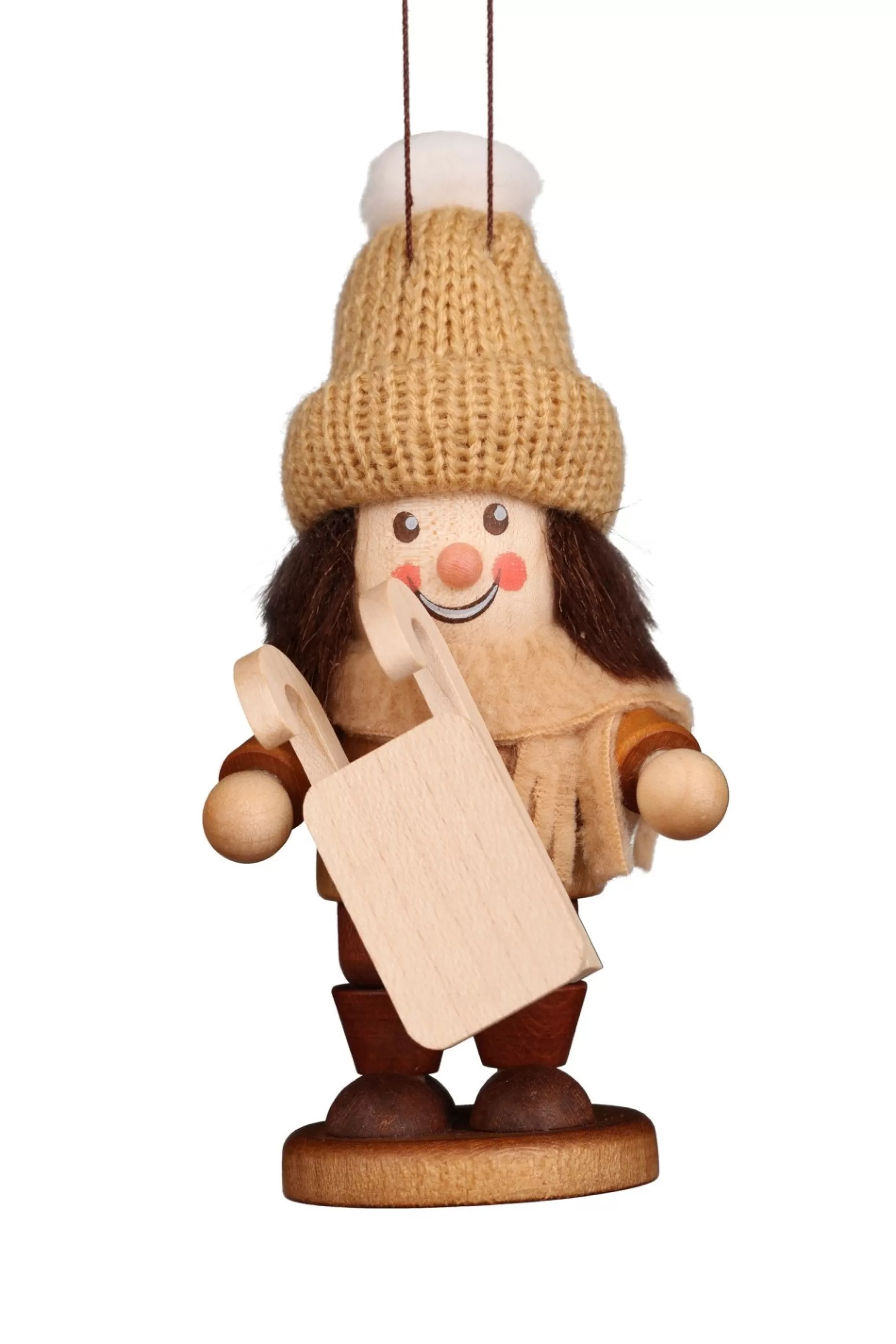 Christian Ulbricht Large Gnome Christmas Tree Decoration - Winter Sledder | All Tree Decorations