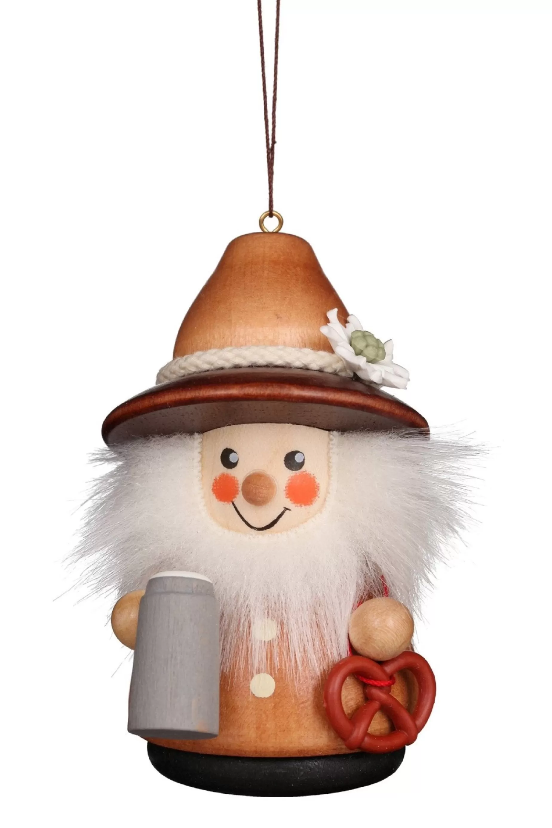 Christian Ulbricht Little Gnome Christmas Tree Decoration - Bavarian (Natural) | All Tree Decorations
