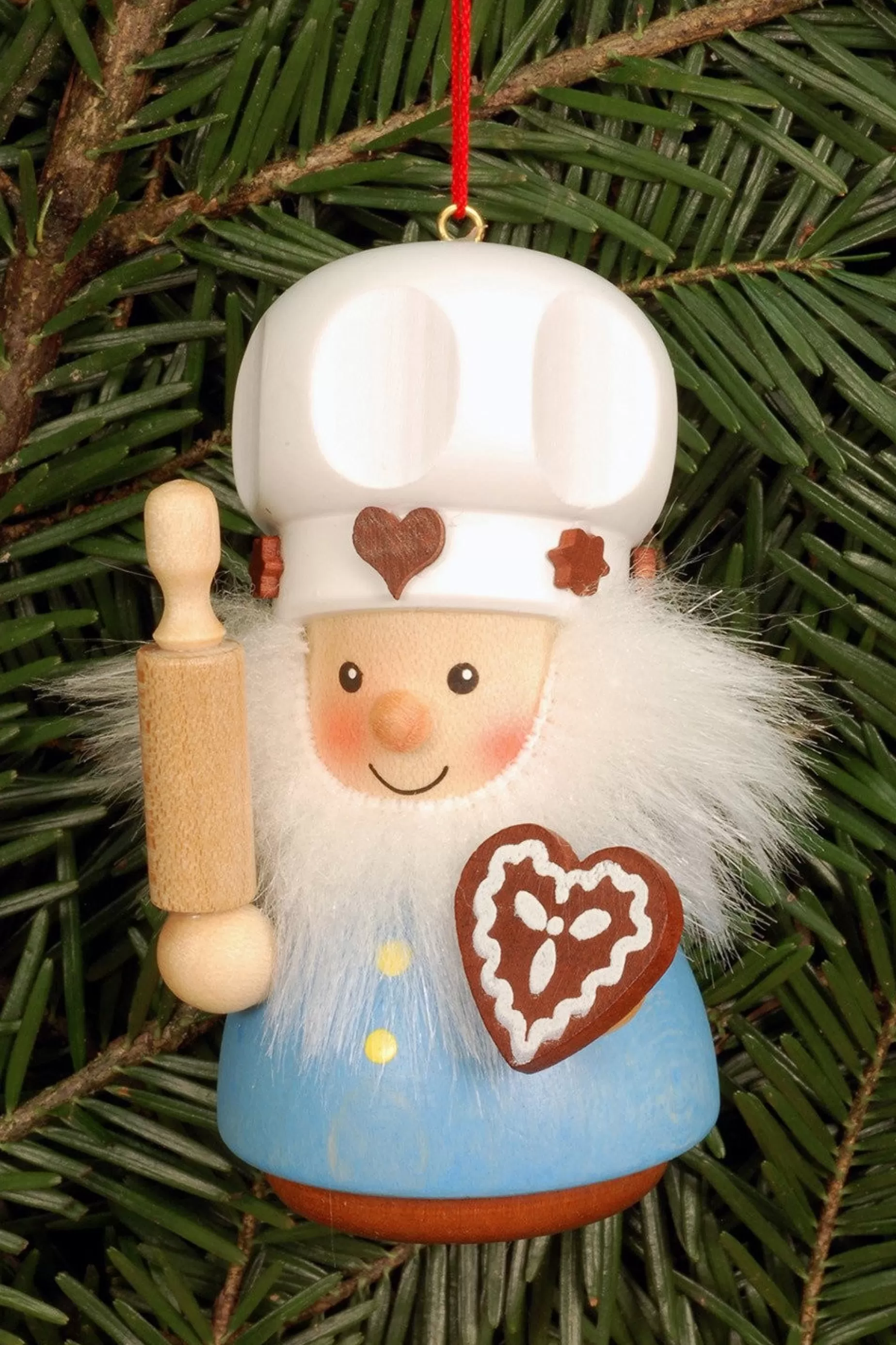 Christian Ulbricht Little Gnome Christmas Tree Decoration - Colourful Gingerbread Baker | All Tree Decorations
