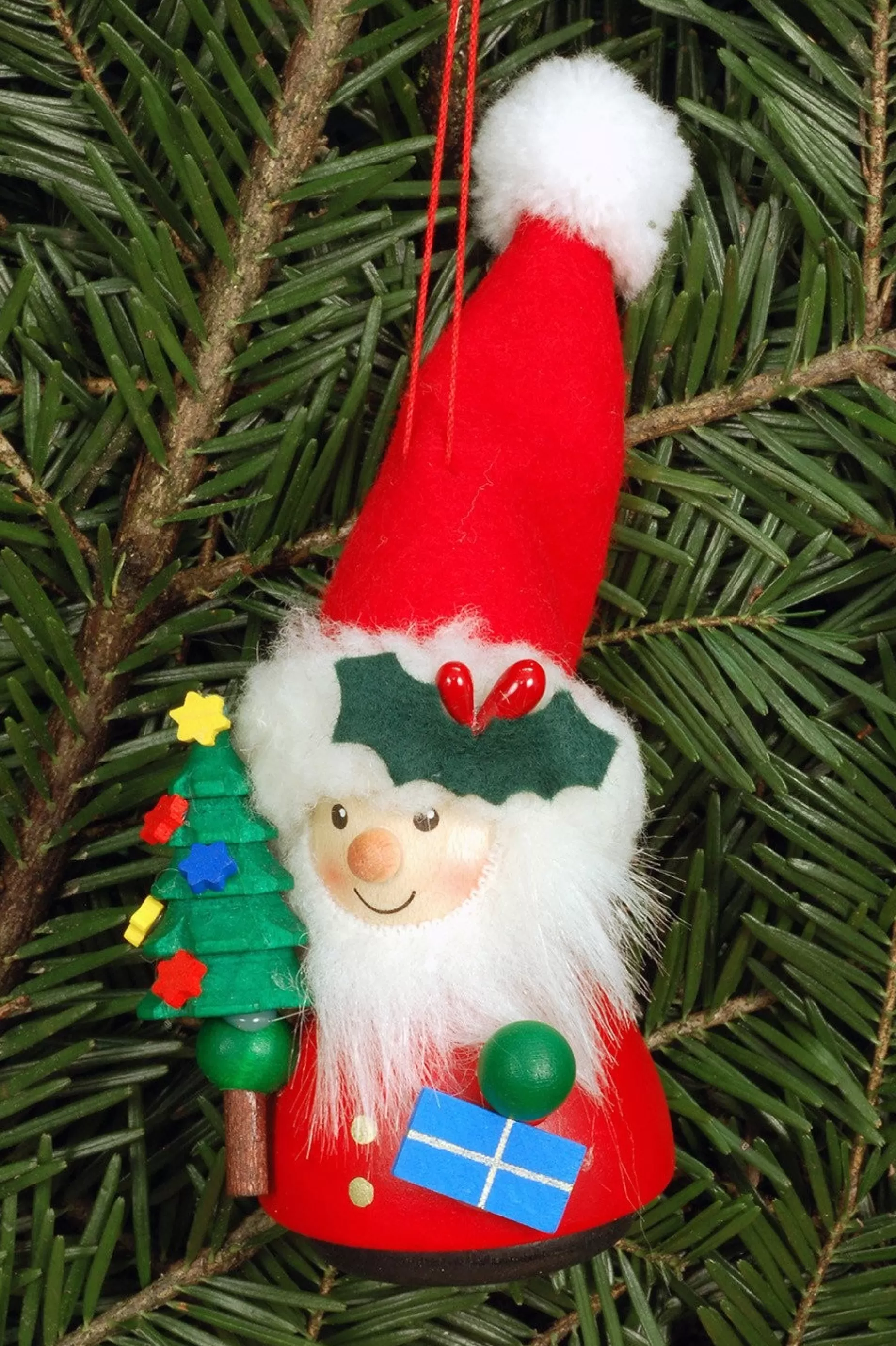 Christian Ulbricht Little Gnome Christmas Tree Decoration - Colourful Santa'S Helper | All Tree Decorations
