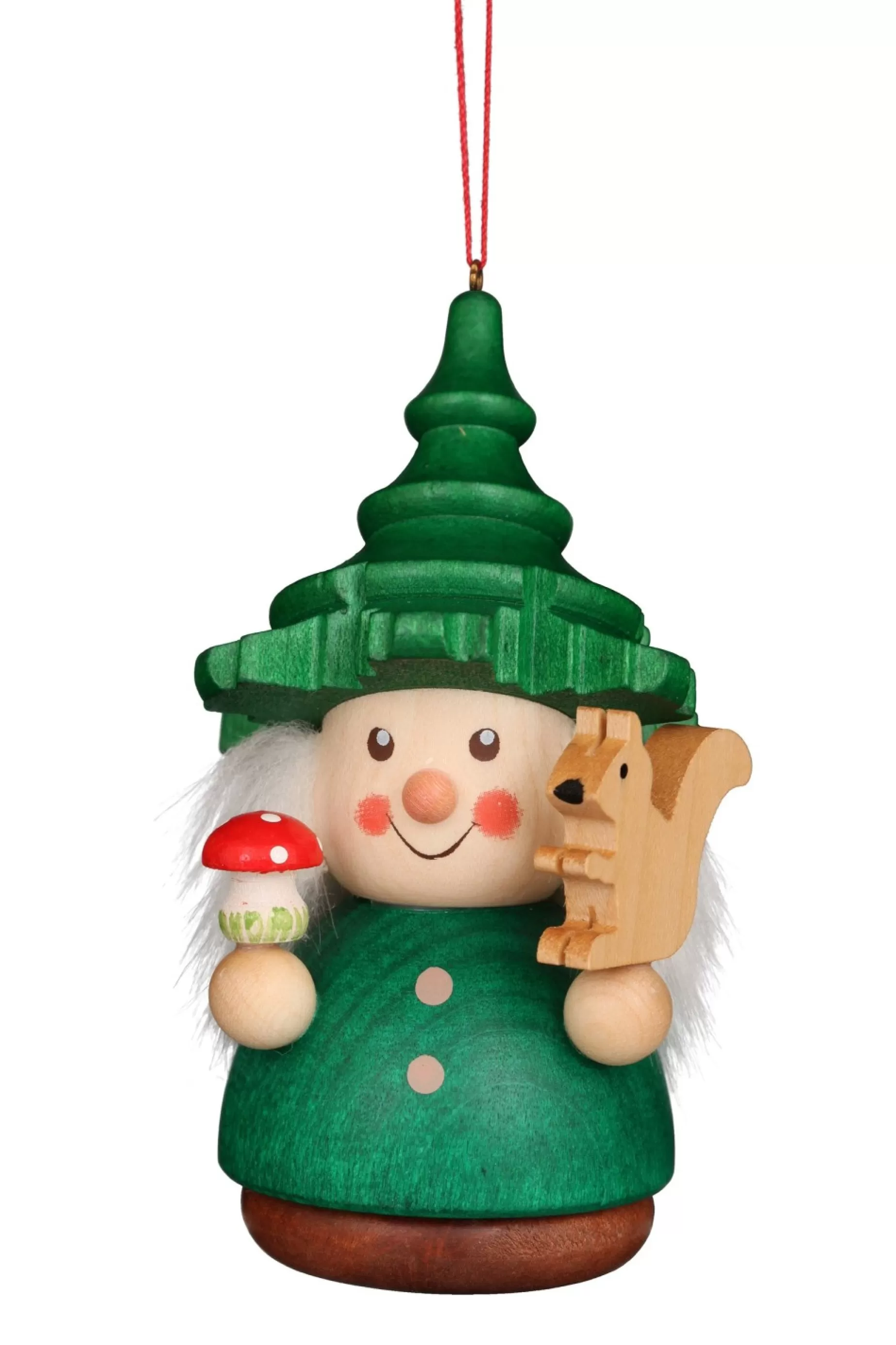 Christian Ulbricht Little Gnome Christmas Tree Decoration - Forest Dwarf (Green) | All Tree Decorations