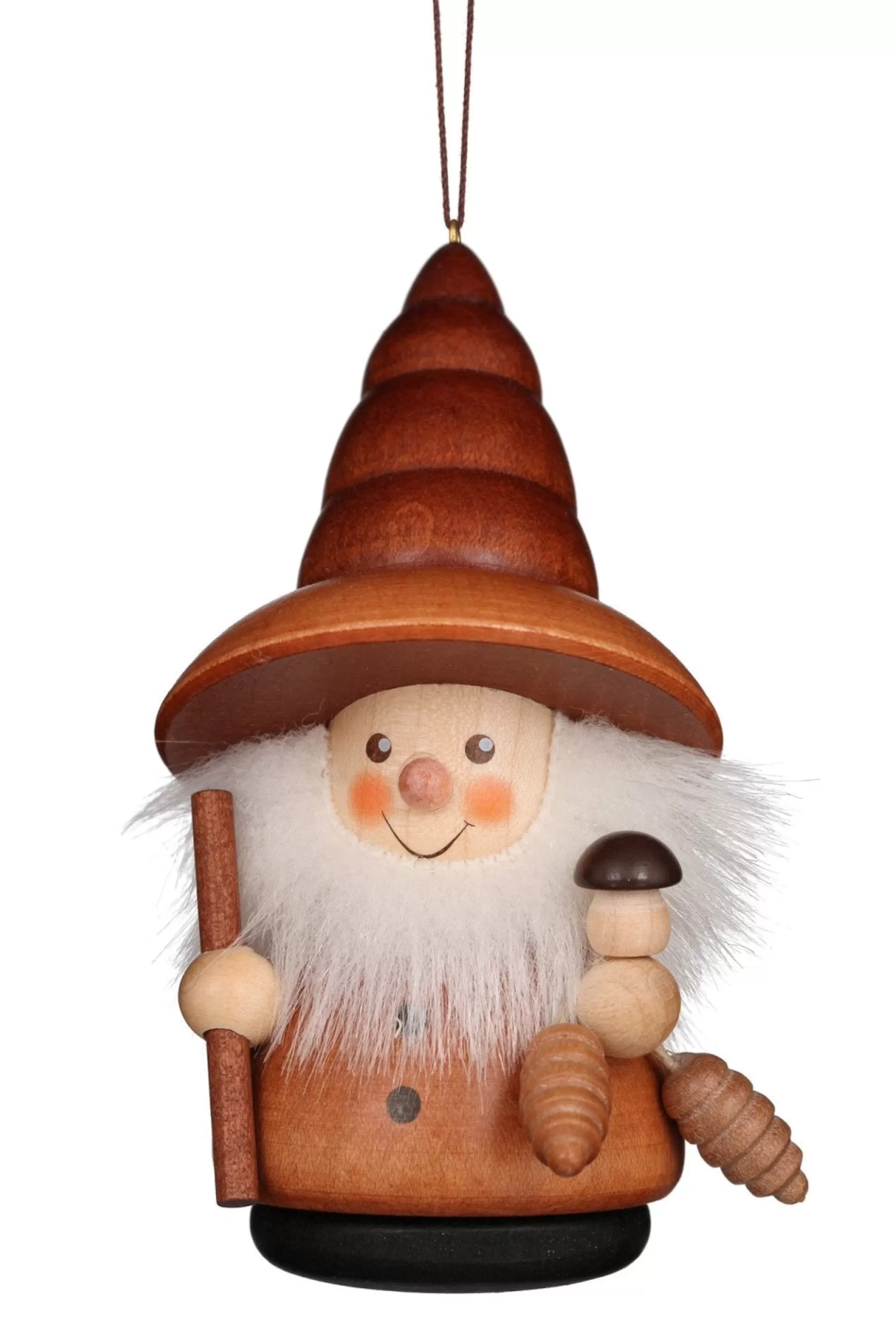 Christian Ulbricht Little Gnome Christmas Tree Decoration - Natural Forest Gnome | All Tree Decorations