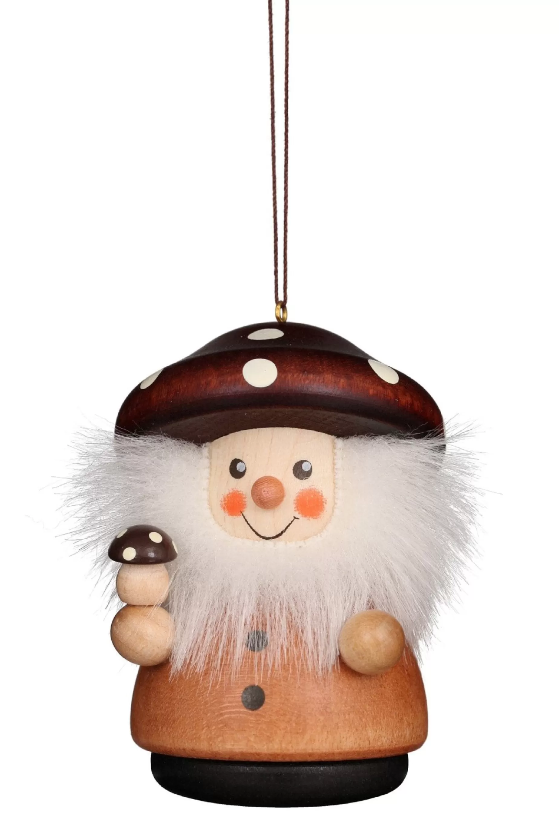 Christian Ulbricht Little Gnome Christmas Tree Decoration - Natural Mushroom Man | All Tree Decorations