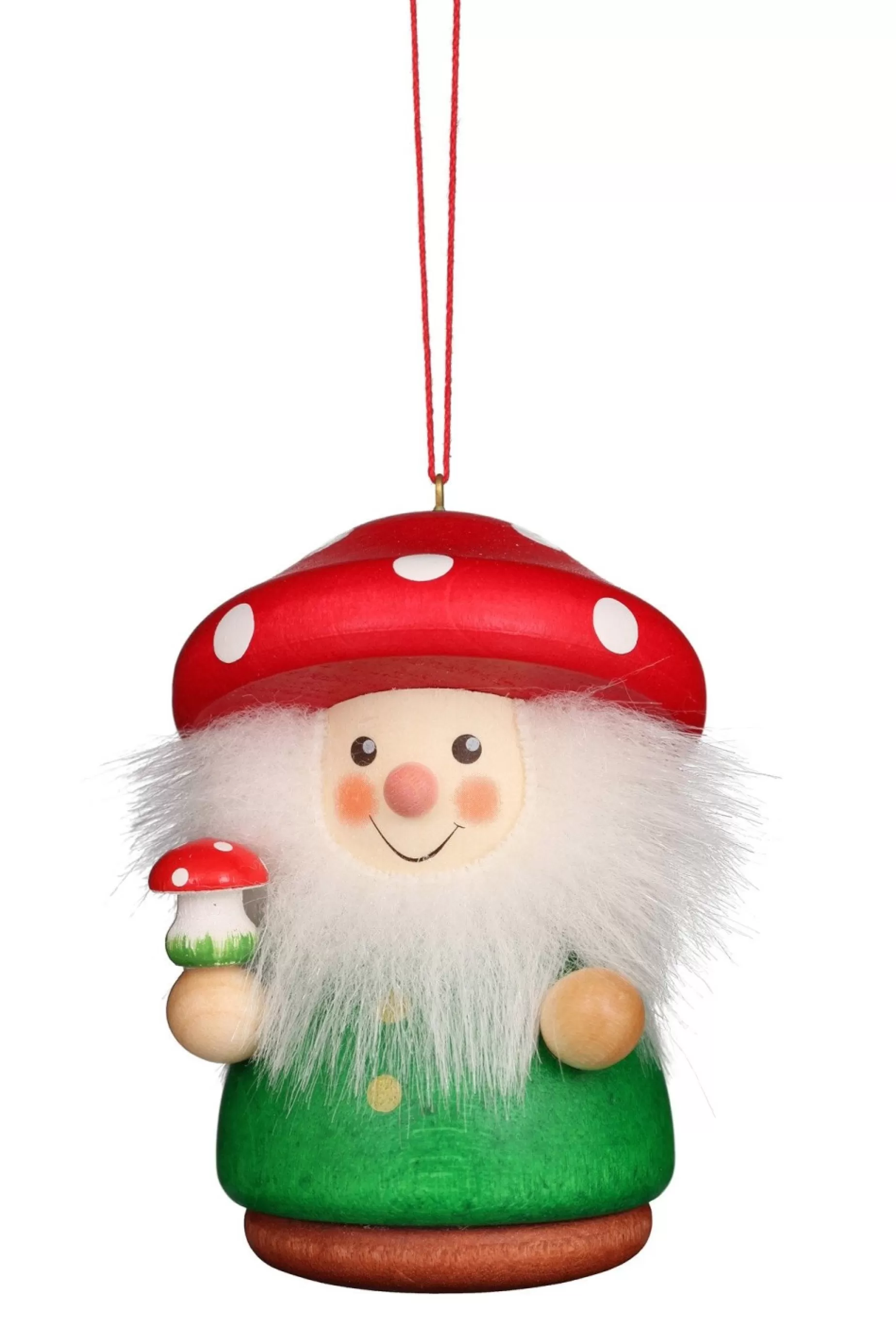 Christian Ulbricht Little Gnome Christmas Tree Decoration - Red Mushroom Man | All Tree Decorations