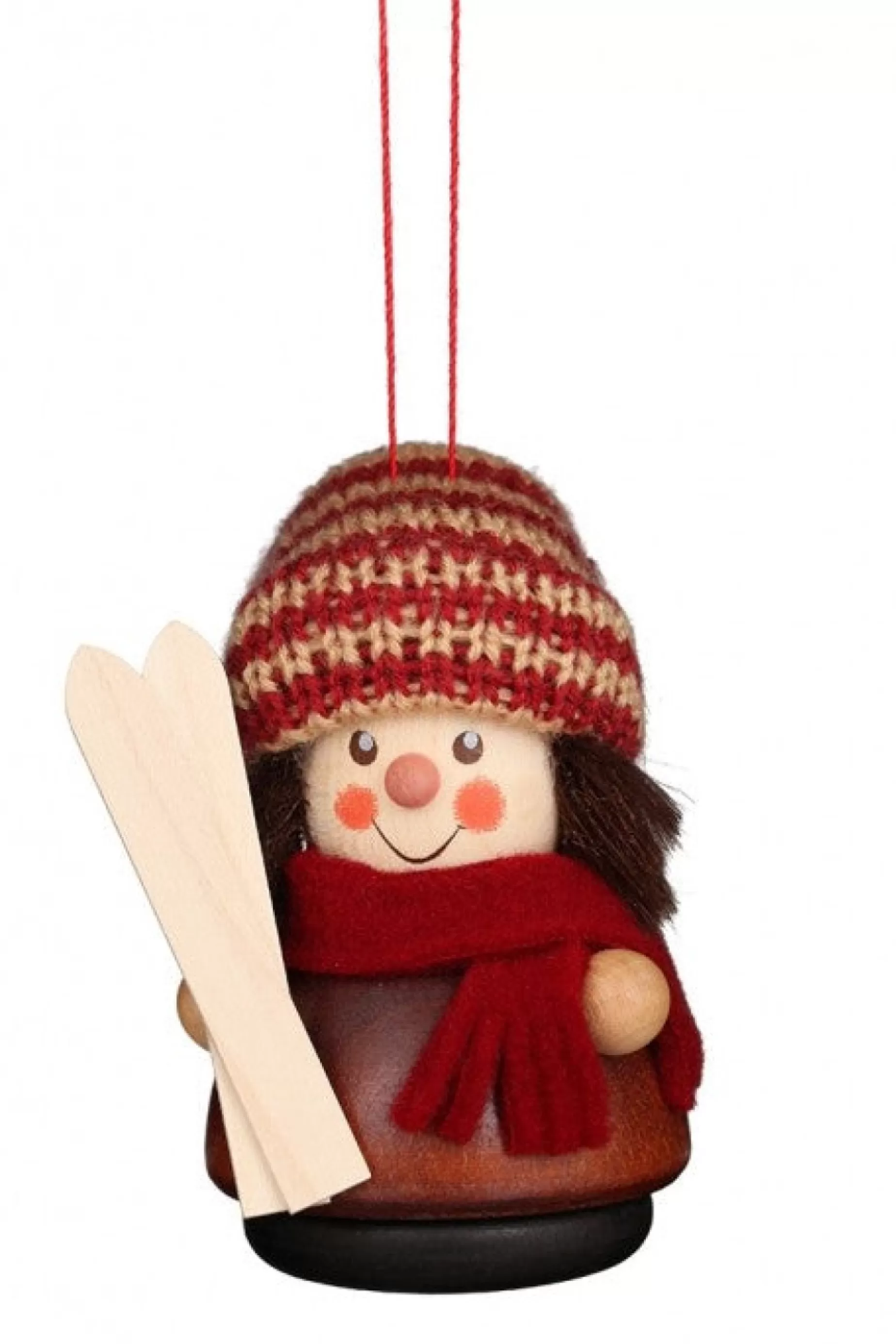 Christian Ulbricht Little Gnome Christmas Tree Decoration - Skier | All Tree Decorations