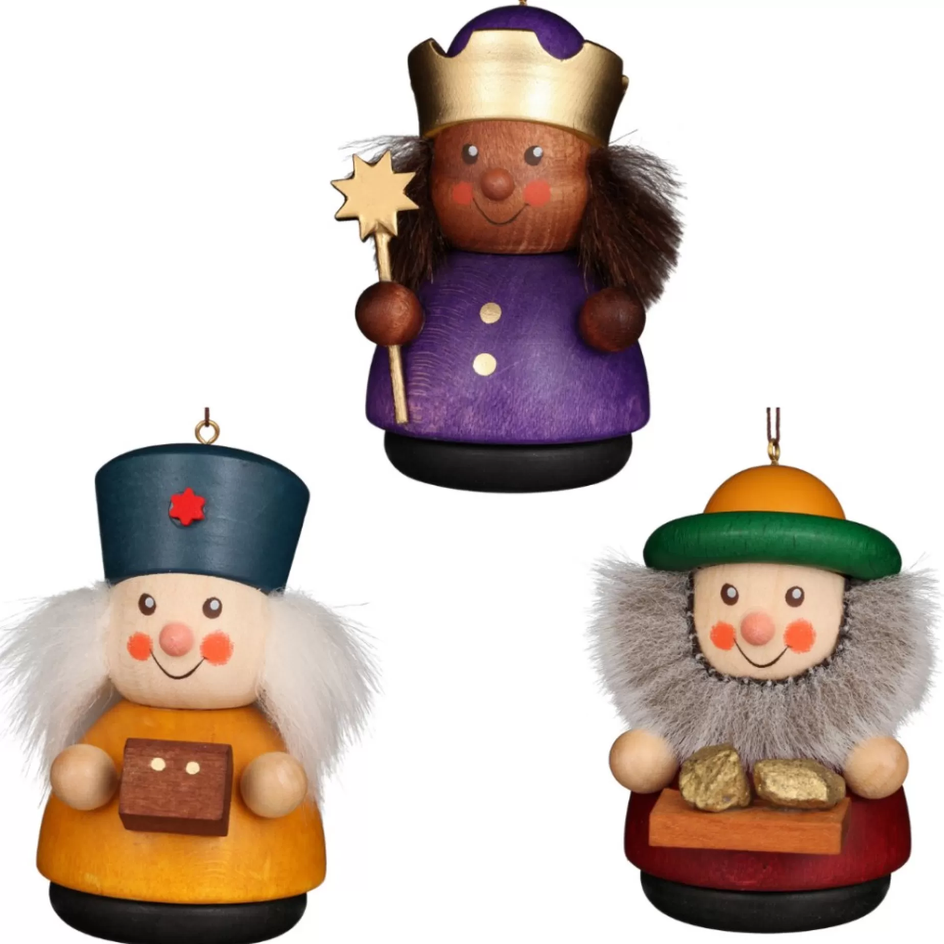 Christian Ulbricht Little Gnome Christmas Tree Decoration - Three Kings (Set Of 3) | All Tree Decorations