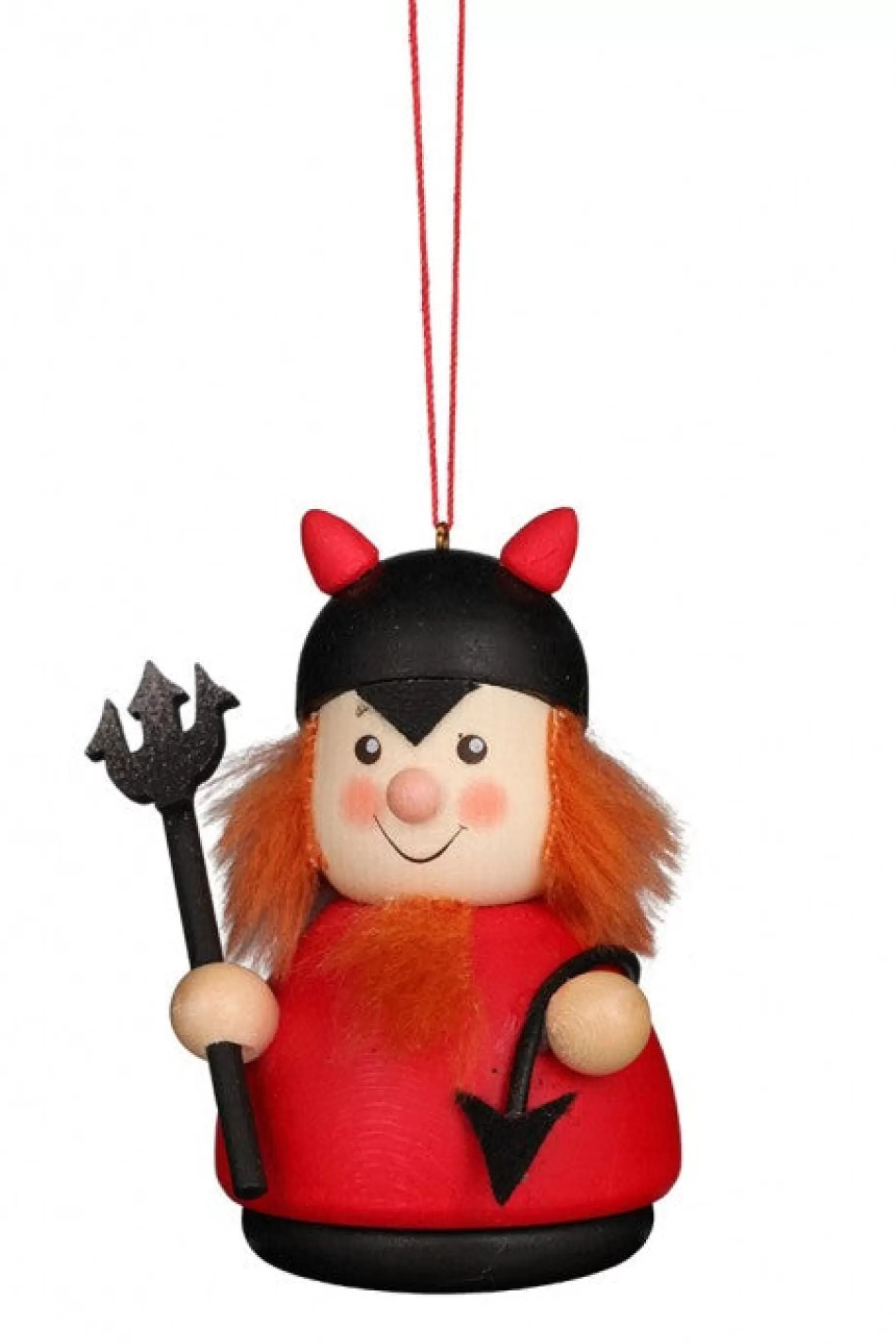Christian Ulbricht Little Gnome Christmas Tree Decoration - Trick Or Treater In Devil Costume | All Tree Decorations