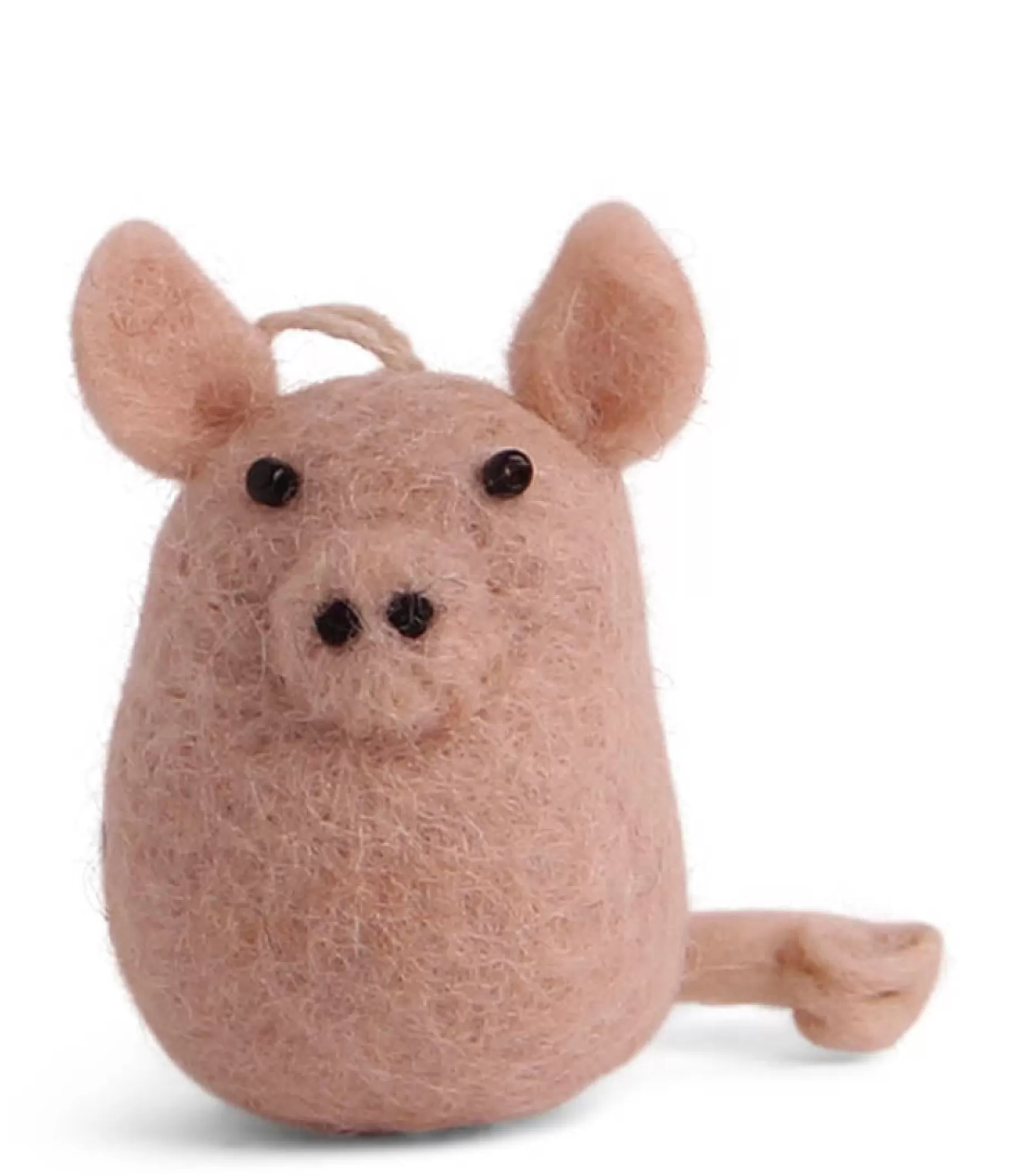 En Gry & Sif Lucky Pig (Chubby) - Hanging Decoration | Felt Christmas Tree Decorations