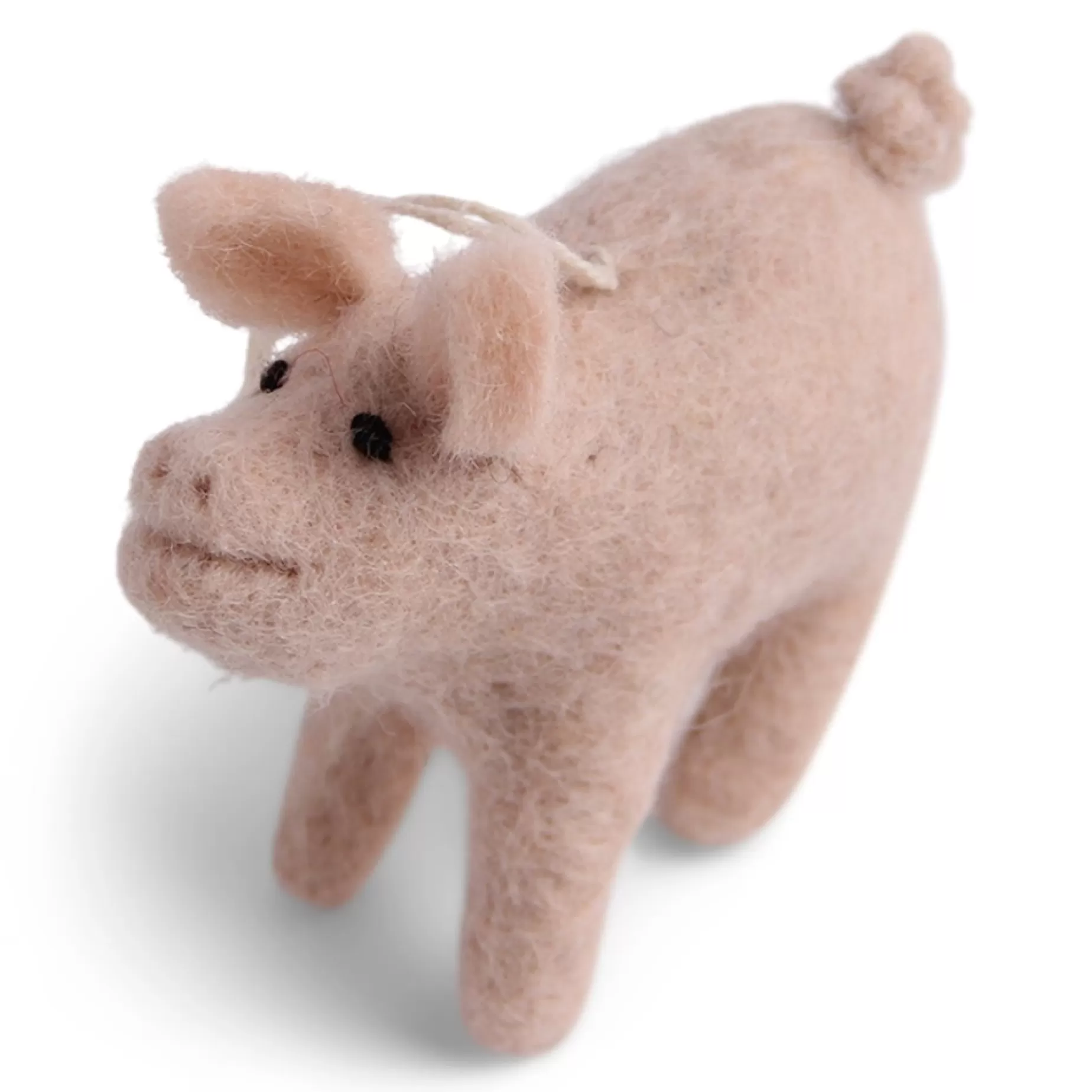 En Gry & Sif Lucky Pig (Friendly) - Hanging Decoration | Felt Christmas Tree Decorations