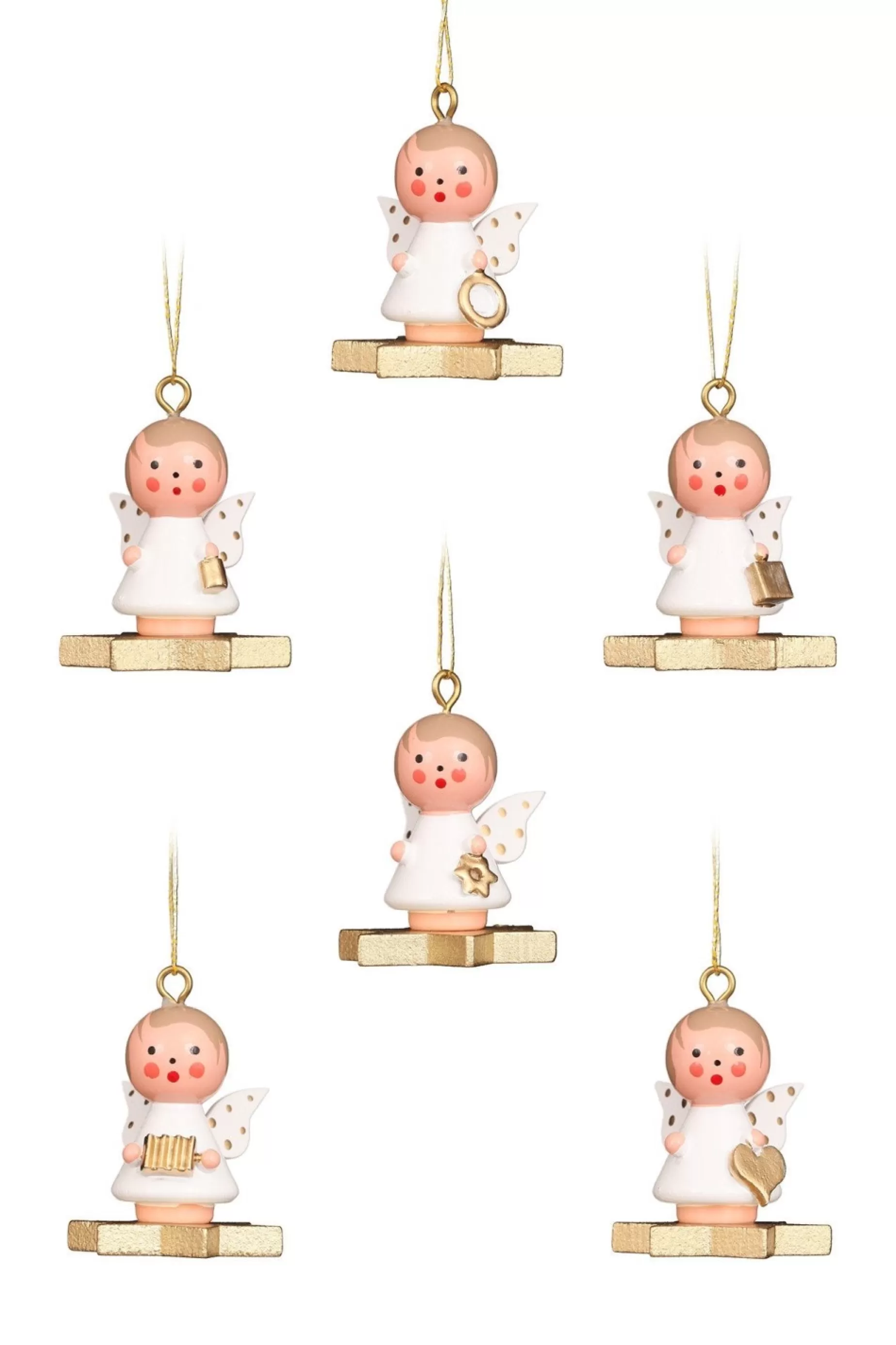 Christian Ulbricht Mini Angel - Floating On A Star - Christmas Tree Decoration | All Tree Decorations