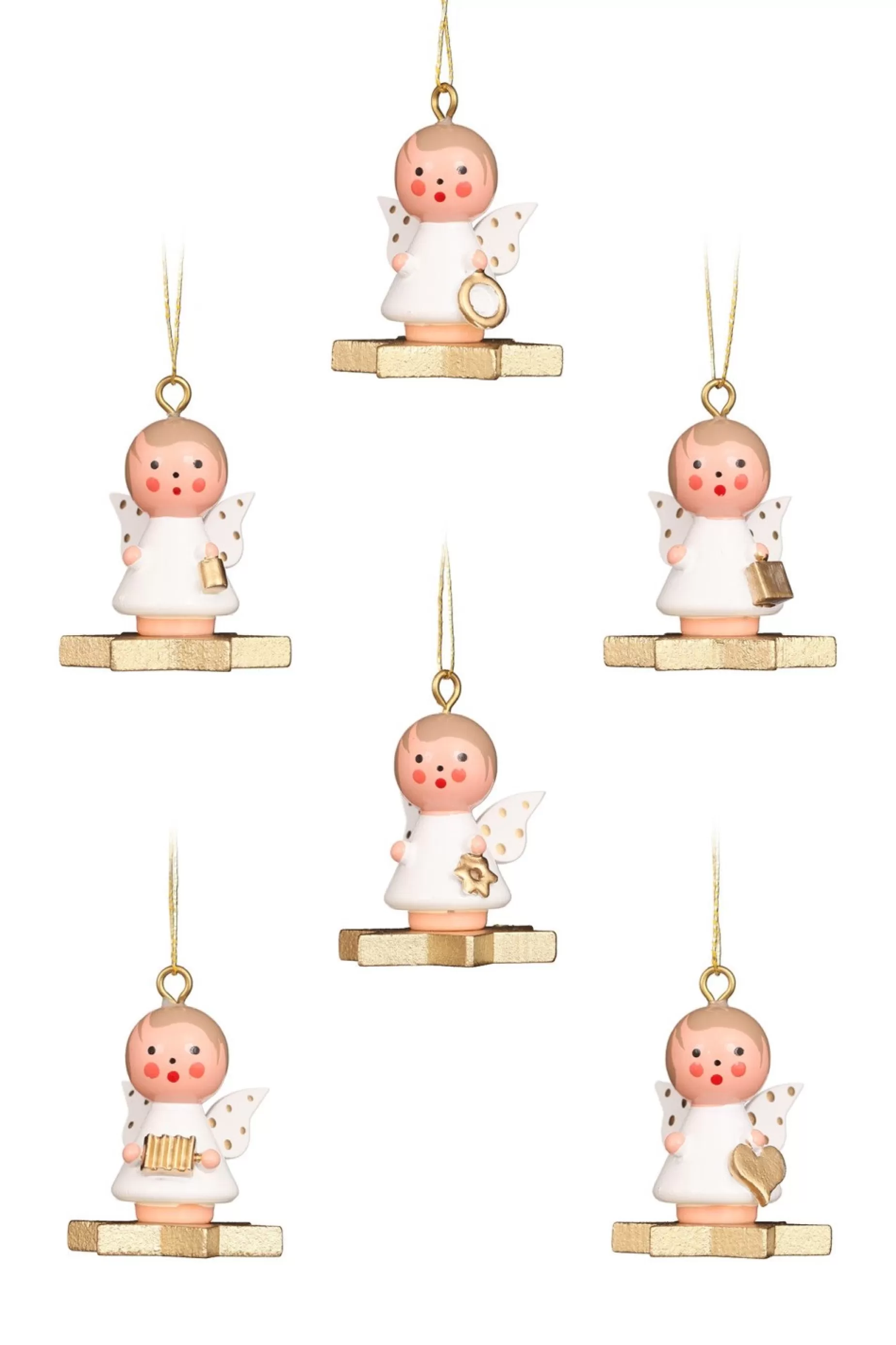 Christian Ulbricht Mini Angel - Floating On A Star - Christmas Tree Decoration | All Tree Decorations