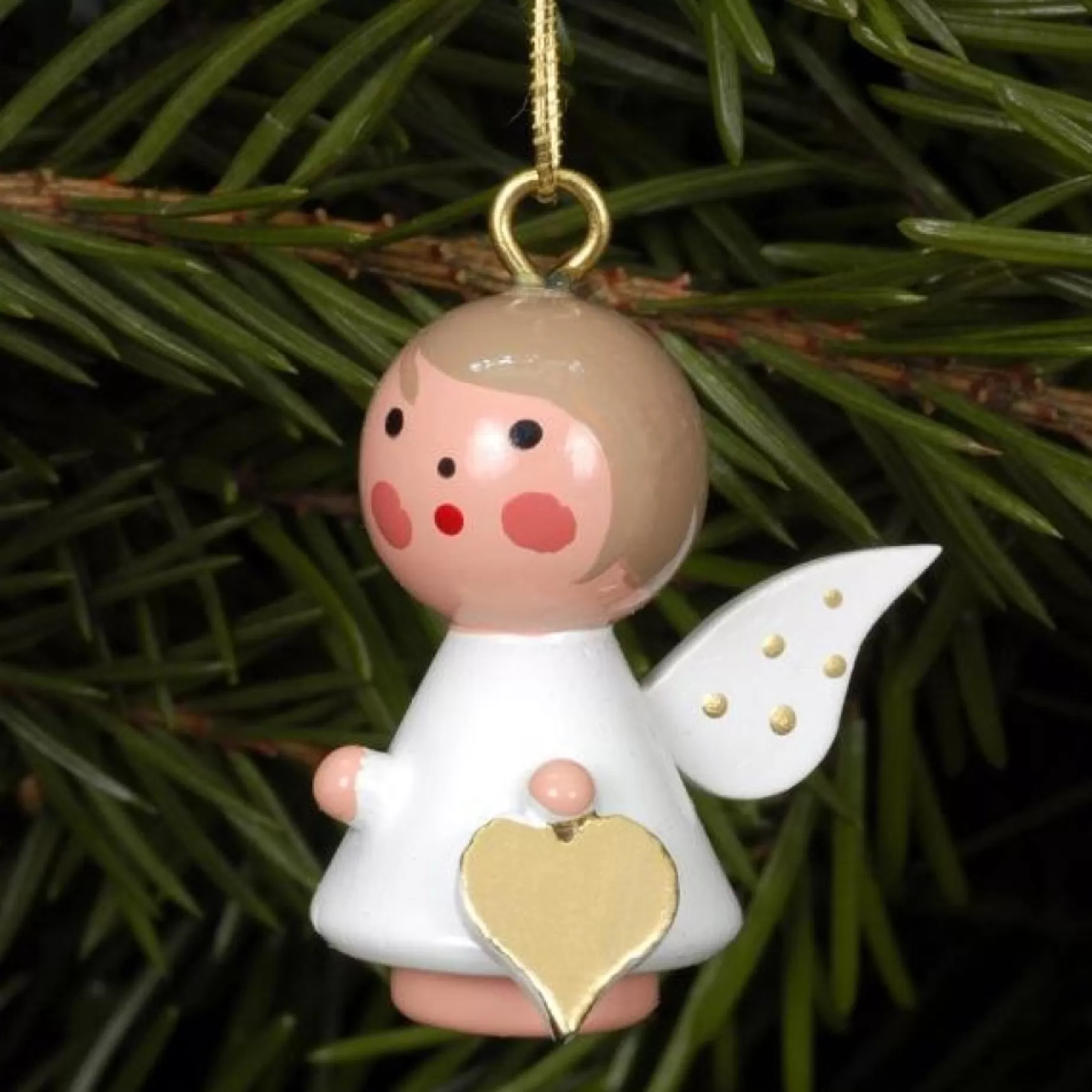 Christian Ulbricht Mini Angel - Golden Wings - Christmas Tree Decoration | All Tree Decorations