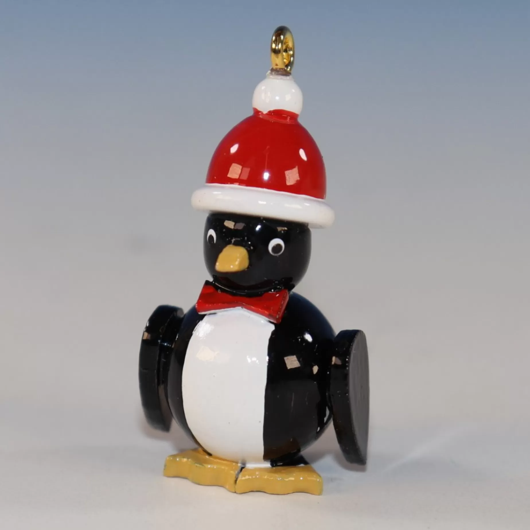 Paul Ullrich Mini Penguin With Santa Hat - Christmas Tree Decoration | All Tree Decorations