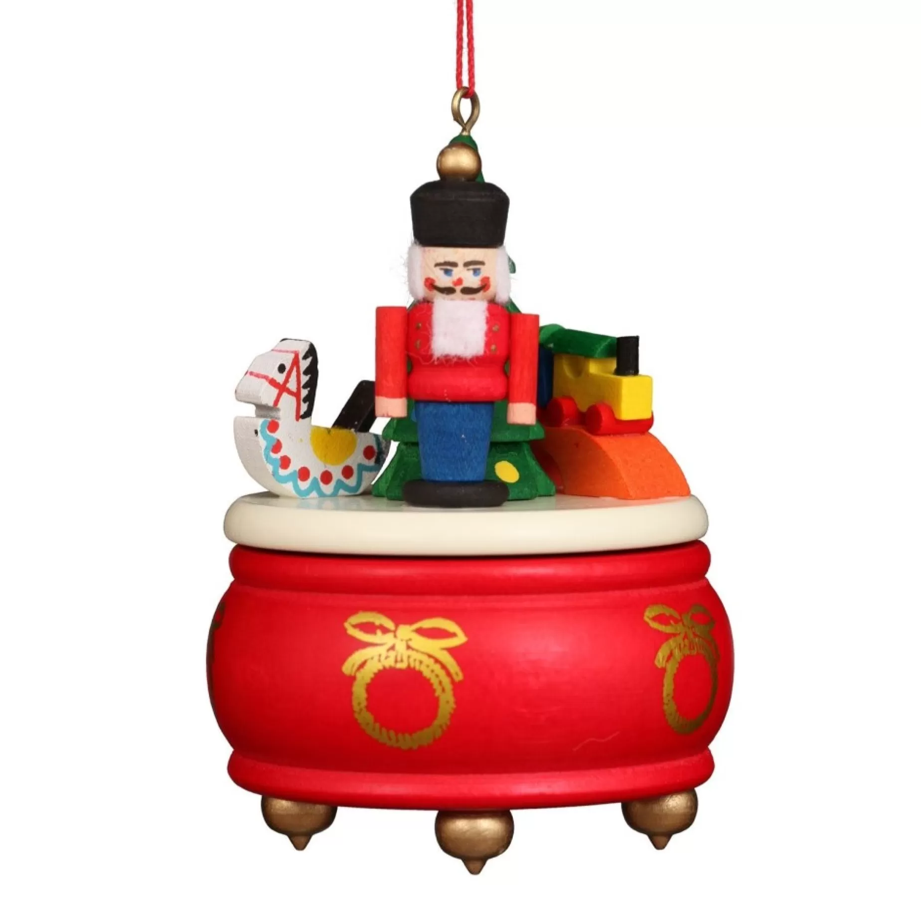 Christian Ulbricht Music Box - Red Nutcracker - Christmas Tree Decoration | All Tree Decorations