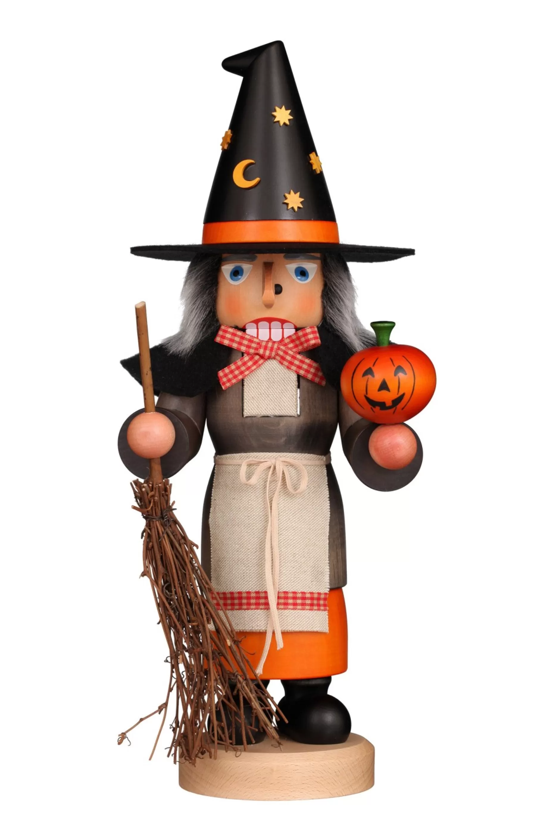 Christian Ulbricht Nutcracker (Classic) - Halloween Witch With Pumpkin | Halloween Nutcrackers