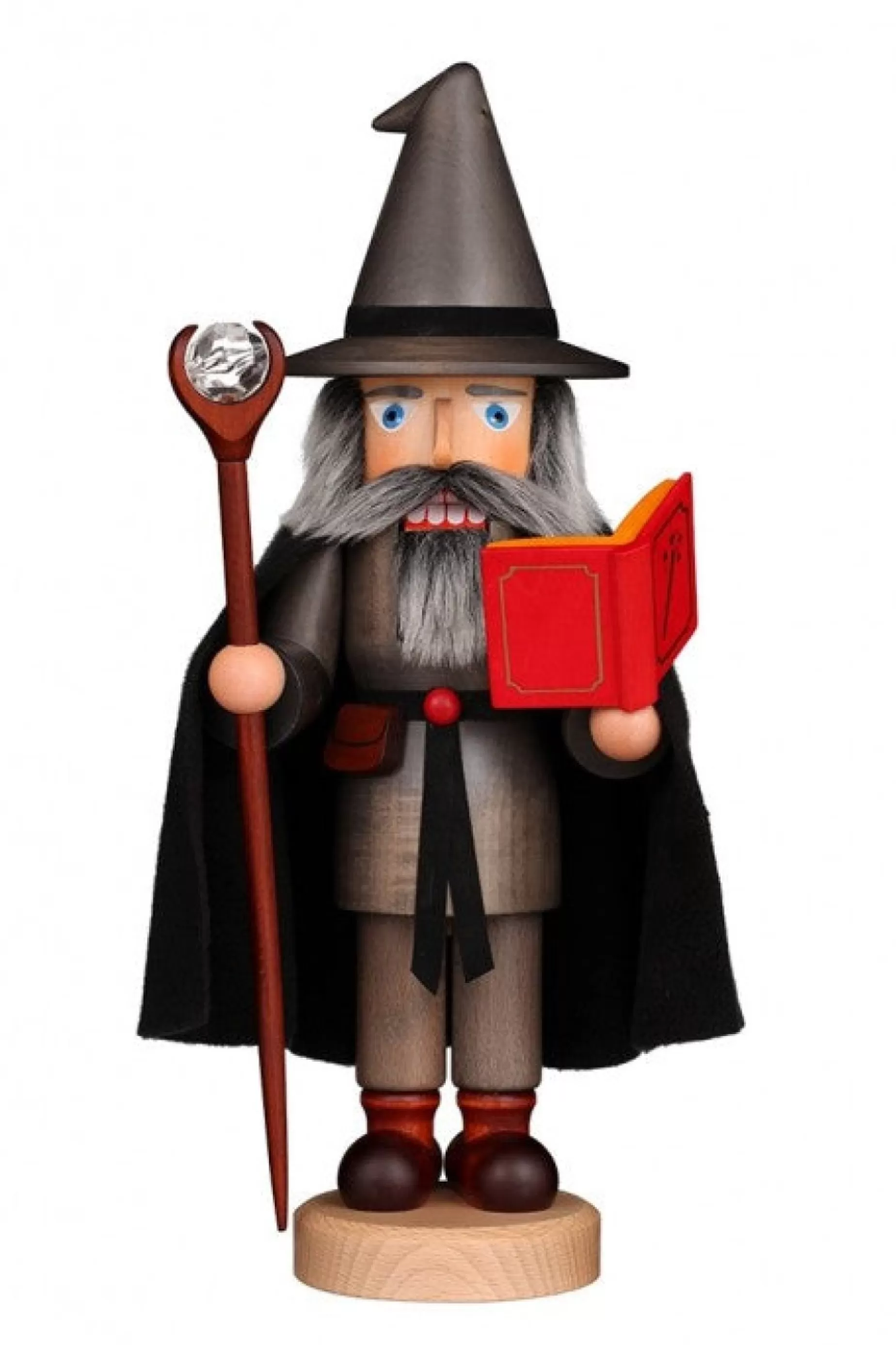 Christian Ulbricht Nutcracker (Classic) - Halloween Wizard With Staff | Halloween Nutcrackers