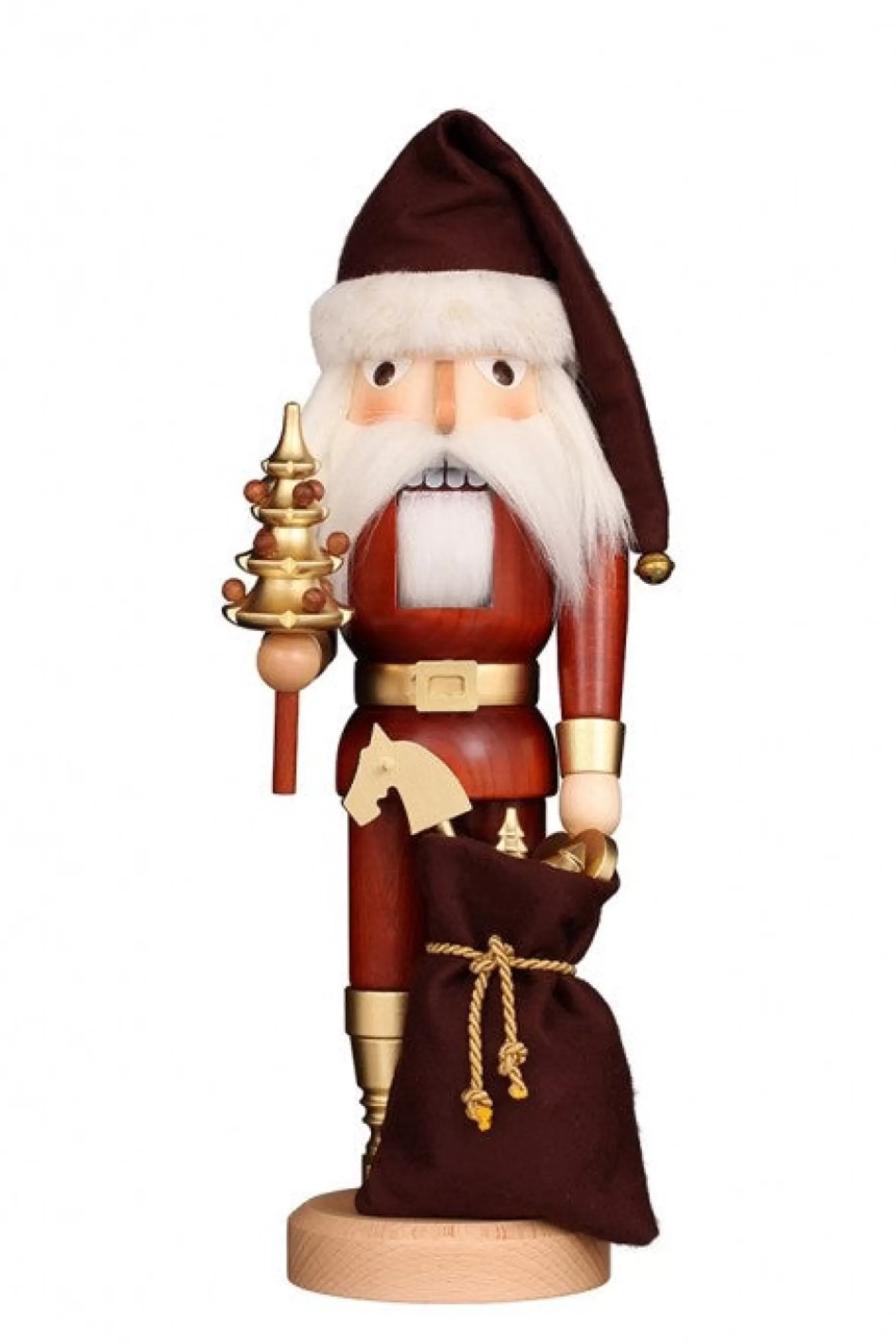 Christian Ulbricht Nutcracker (Classic) - Santa With Golden Tree | All Nutcrackers
