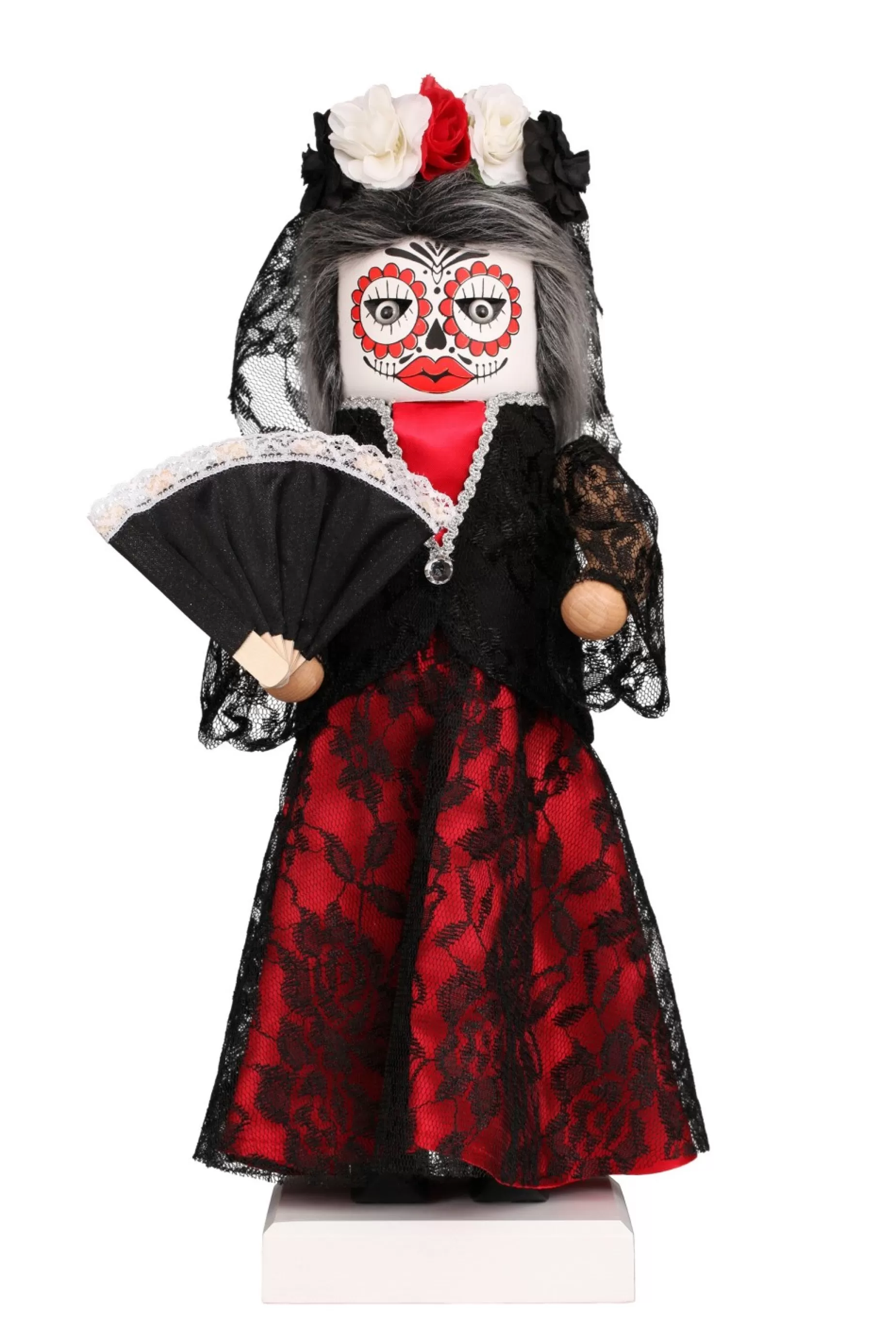 Christian Ulbricht Nutcracker (Premium Collector'S Edition) - Halloween Calavera And Catrina - Pair | Halloween Nutcrackers