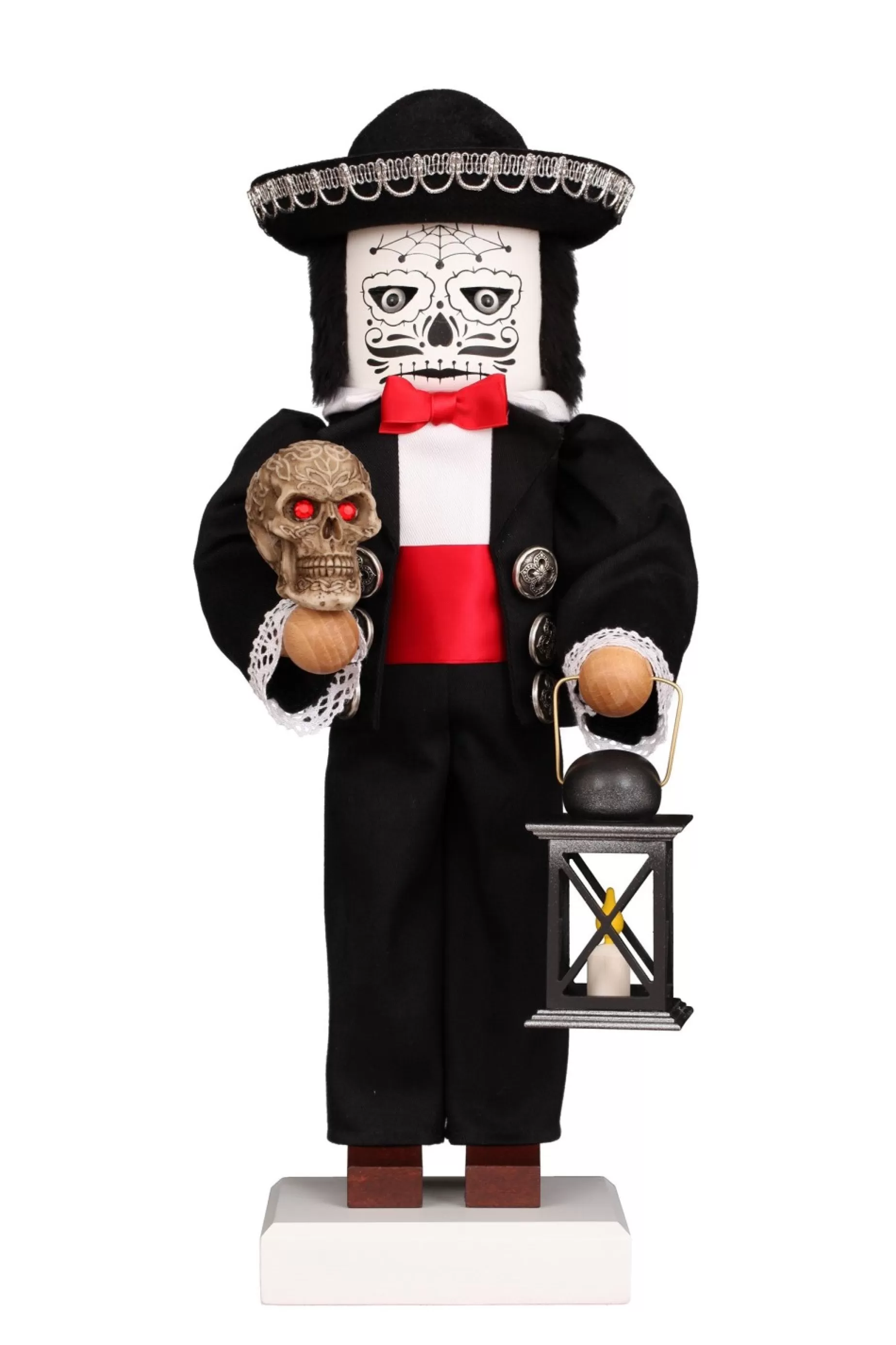 Christian Ulbricht Nutcracker (Premium Collector'S Edition) - Halloween Calavera And Catrina - Pair | Halloween Nutcrackers