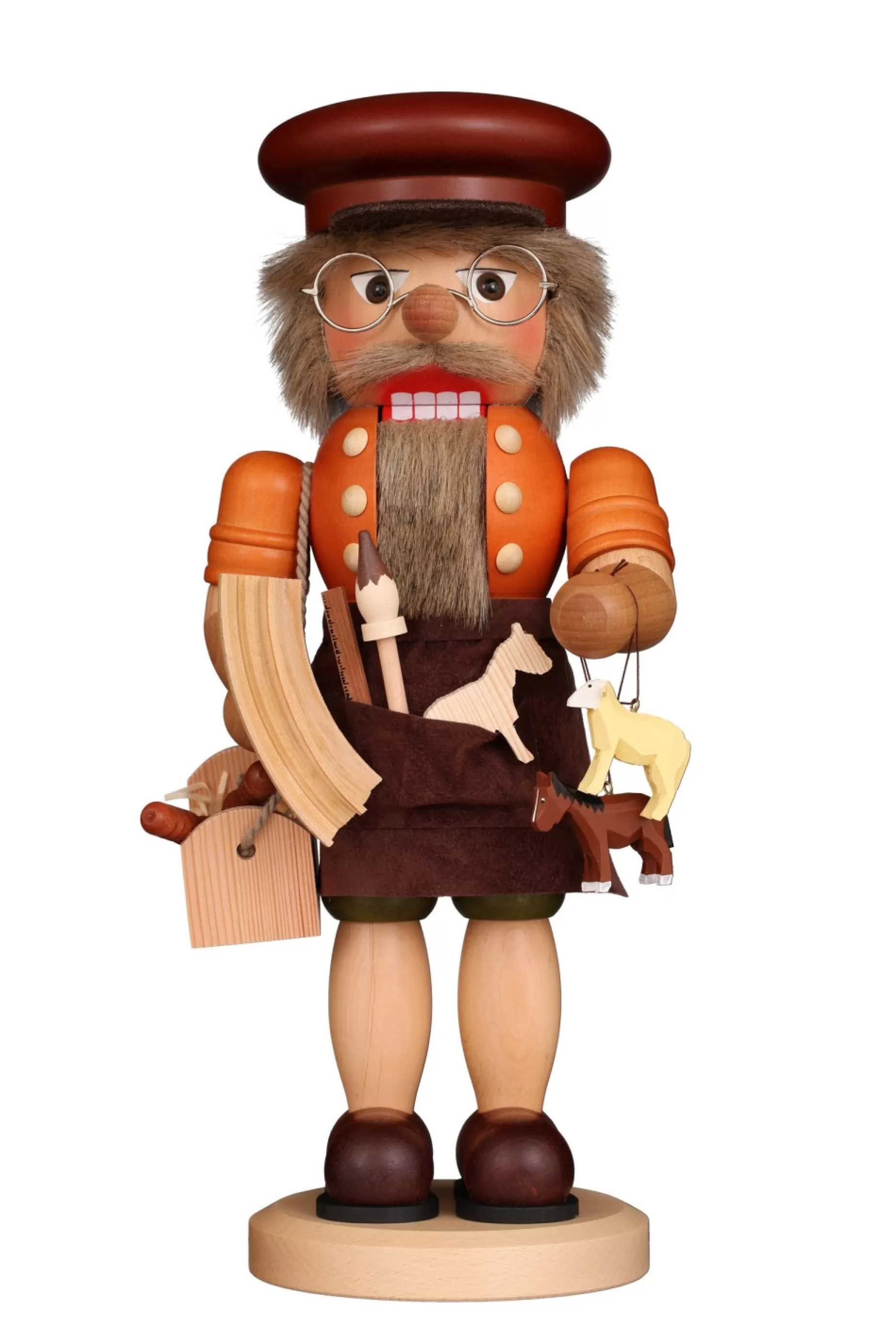 Christian Ulbricht Nutcracker (Premium Collector'S Edition) - Woodcarver (Natural) | Fall Nutcrackers