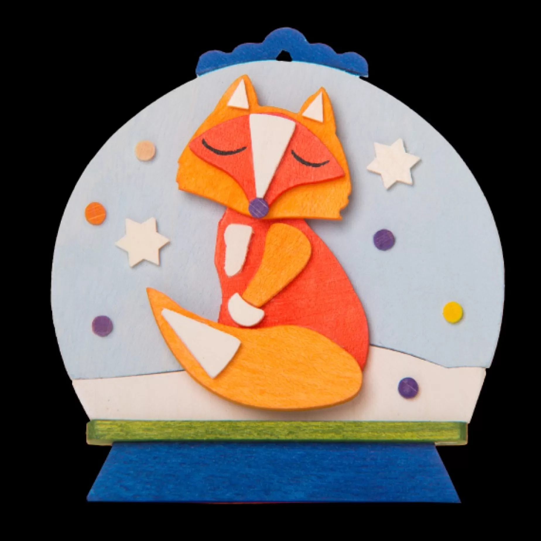 Graupner Snow Globe - Felix The Fox - Christmas Tree Decoration | All Tree Decorations
