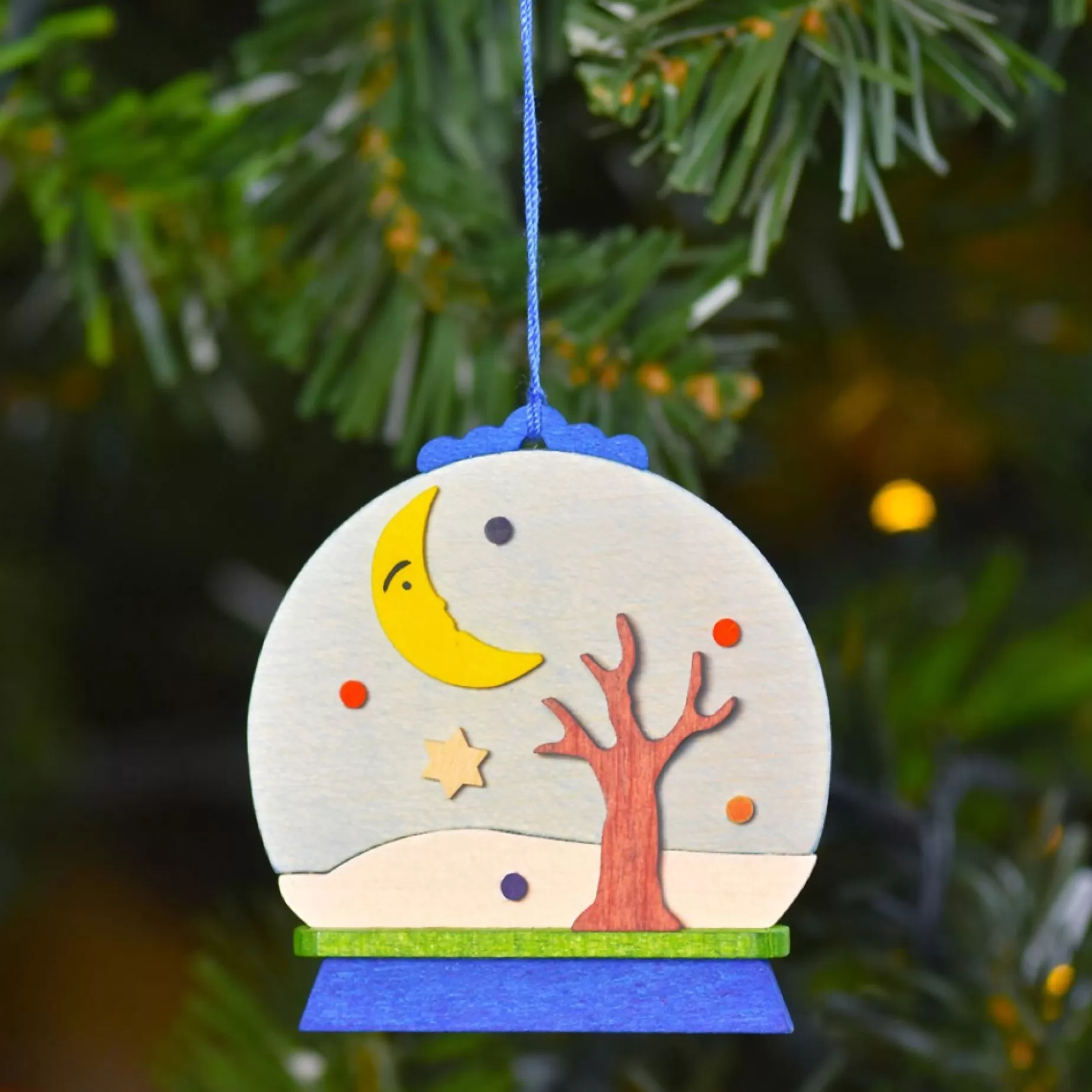 Graupner Snow Globe - Felix The Fox - Christmas Tree Decoration | All Tree Decorations