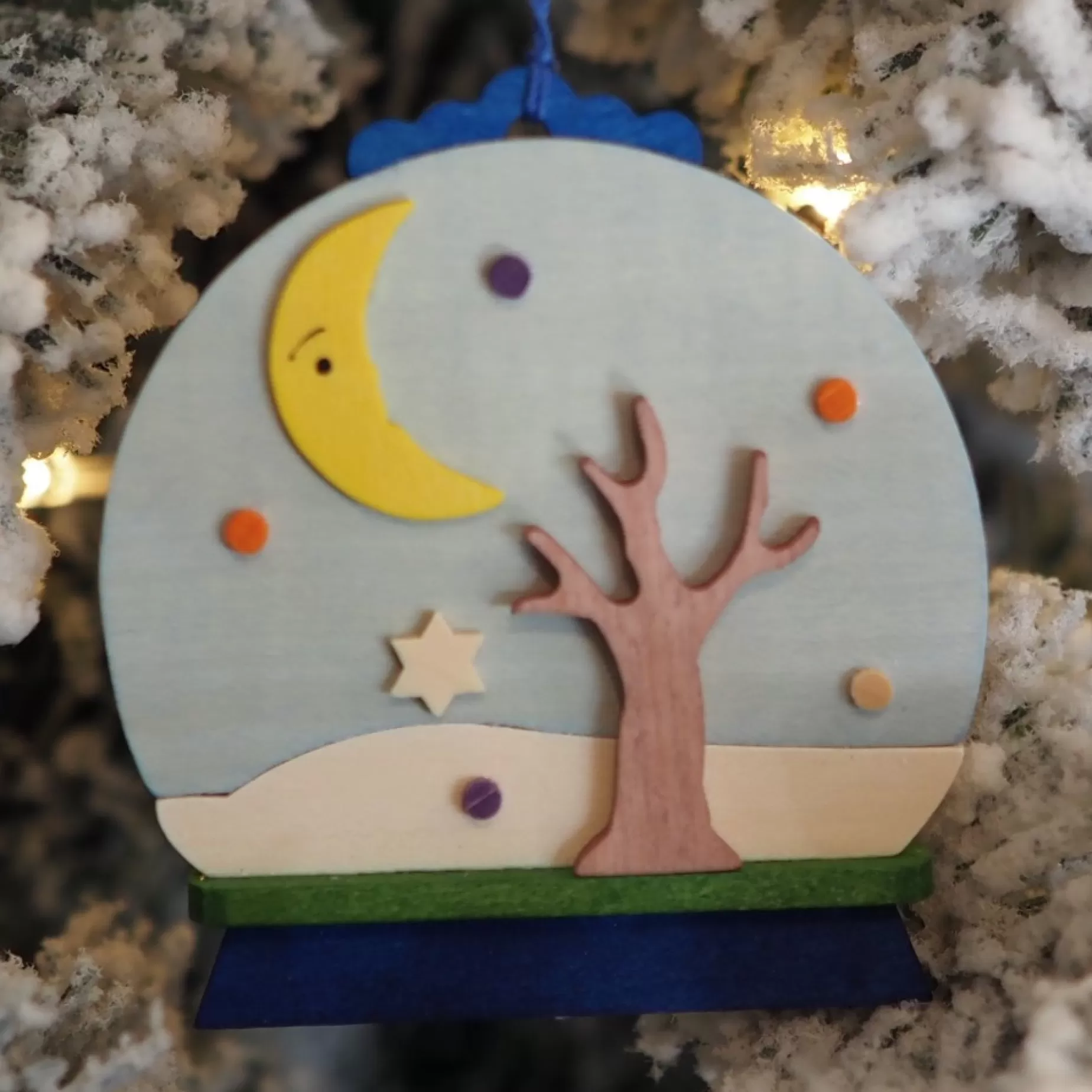 Graupner Snow Globe - Felix The Fox - Christmas Tree Decoration | All Tree Decorations