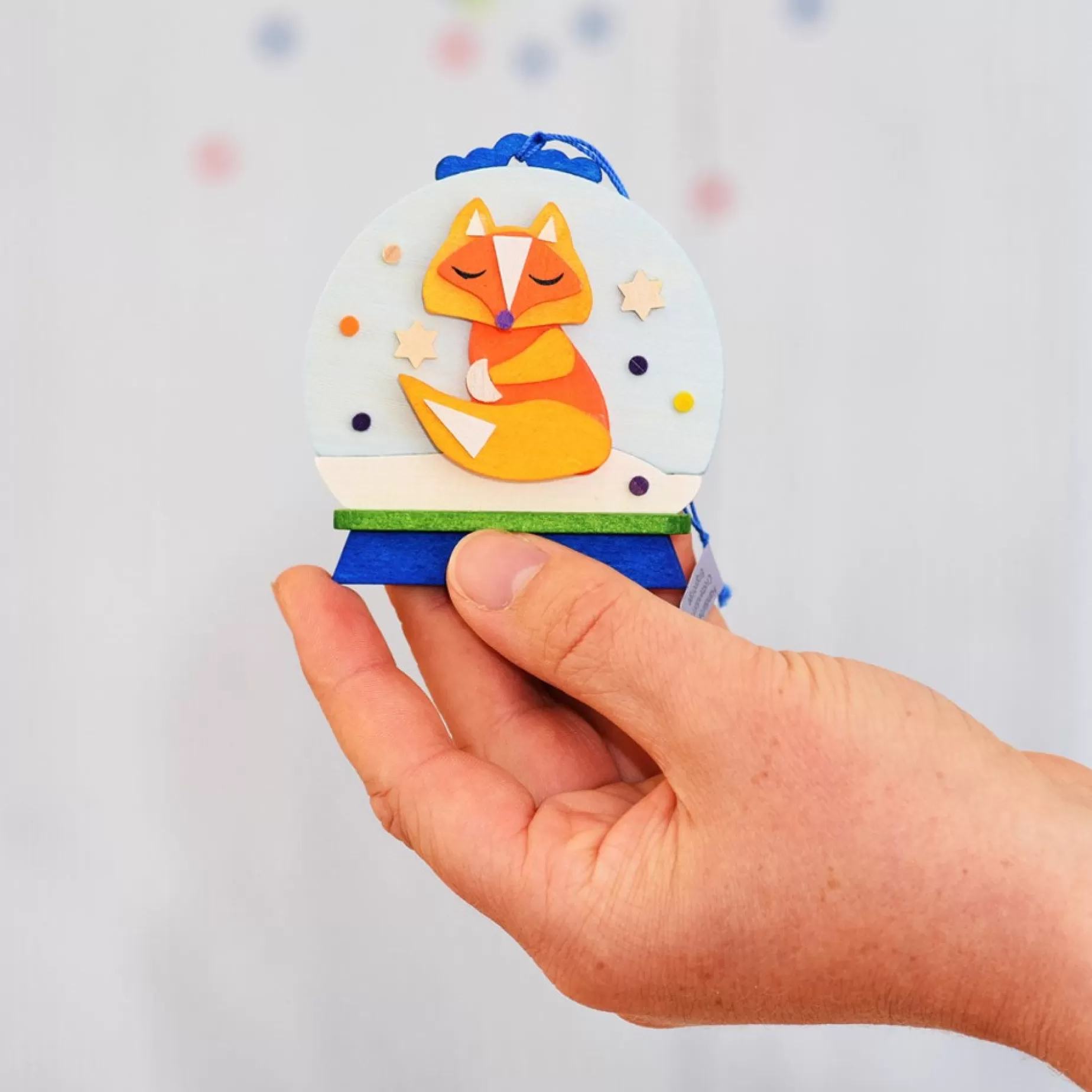 Graupner Snow Globe - Felix The Fox - Christmas Tree Decoration | All Tree Decorations