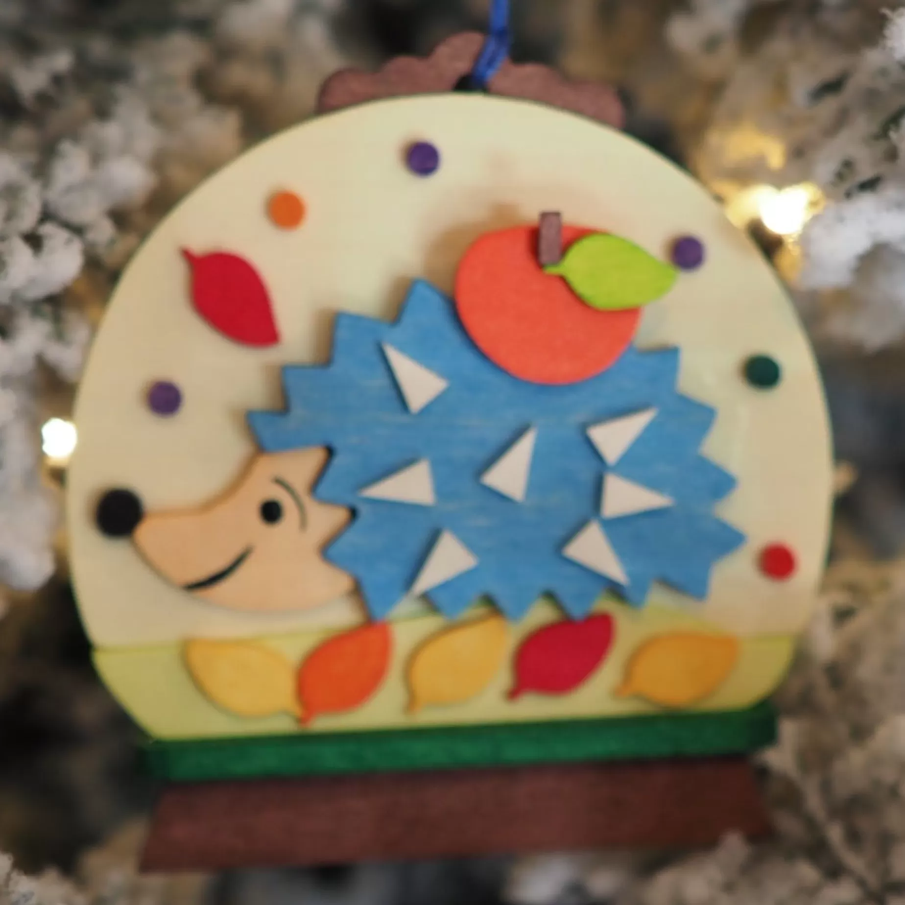 Graupner Snow Globe - Hugo Hedgehog - Christmas Tree Decoration | All Tree Decorations